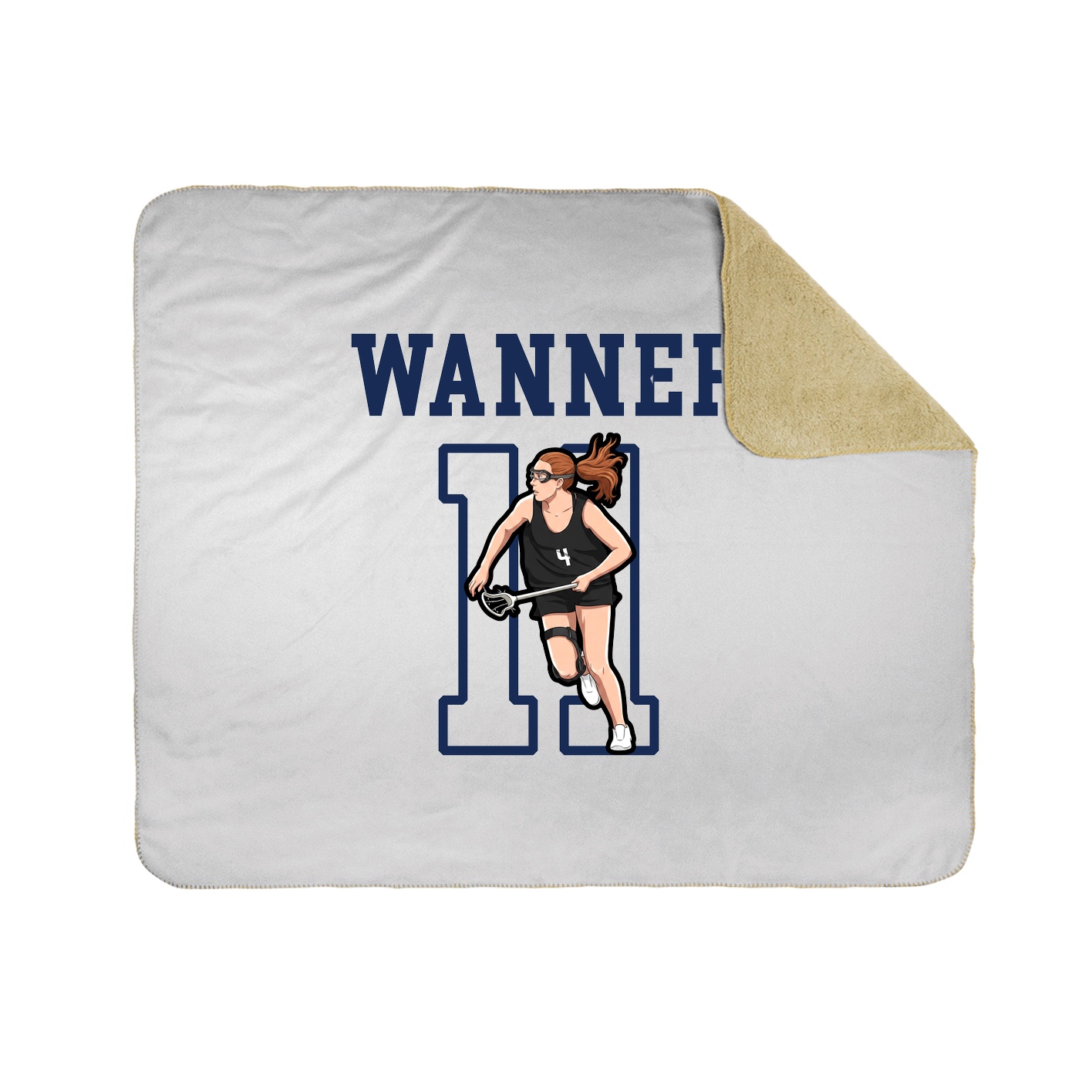 Throw Blanket — Shirsey in White