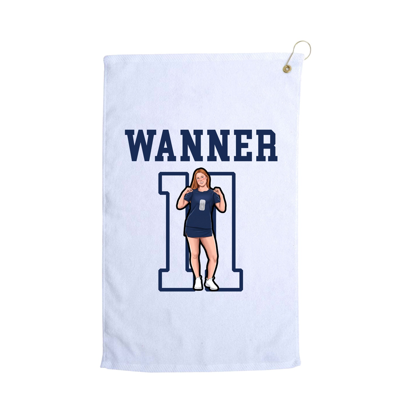 Golf Towel — Shirsey in White