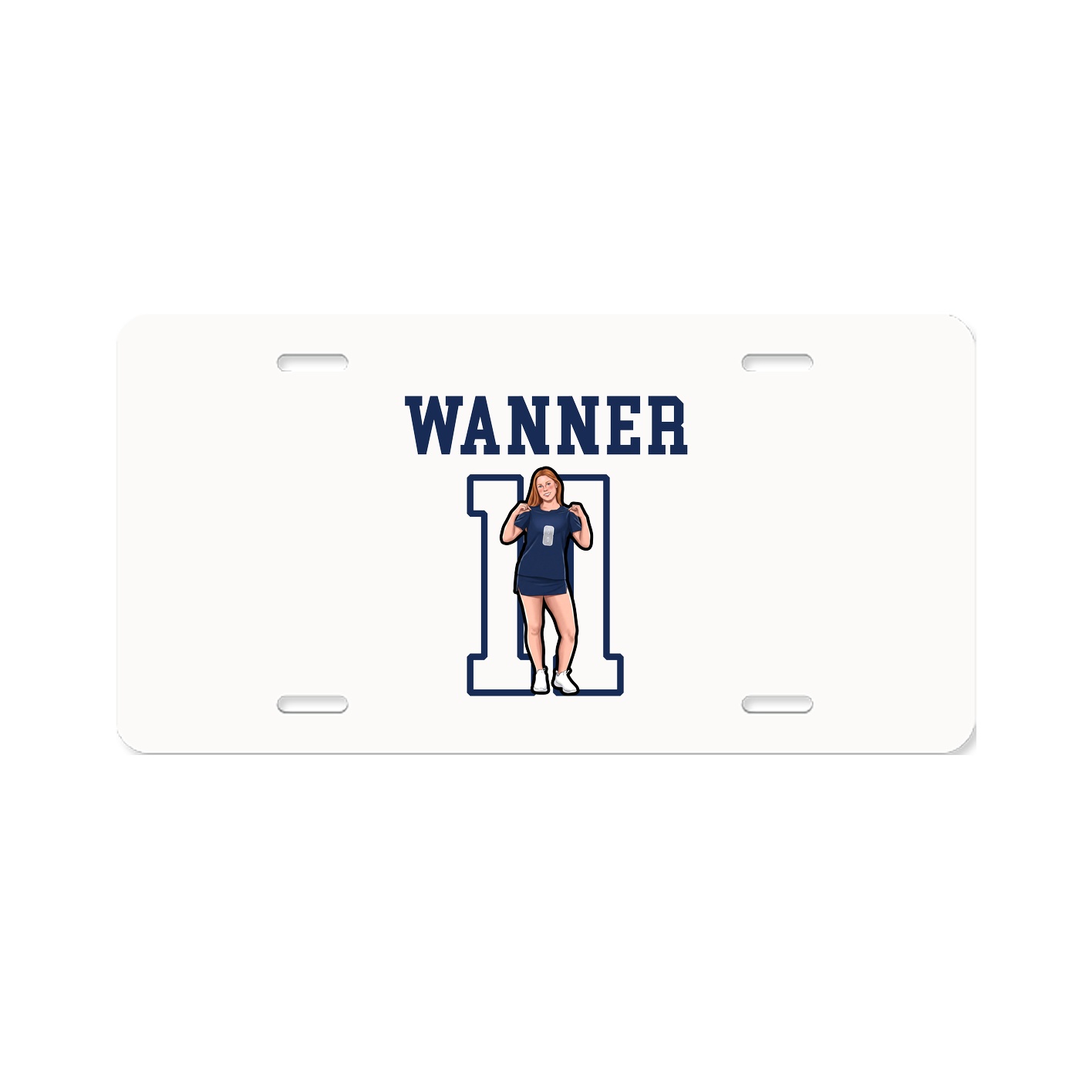 License Plate — Shirsey in Classic