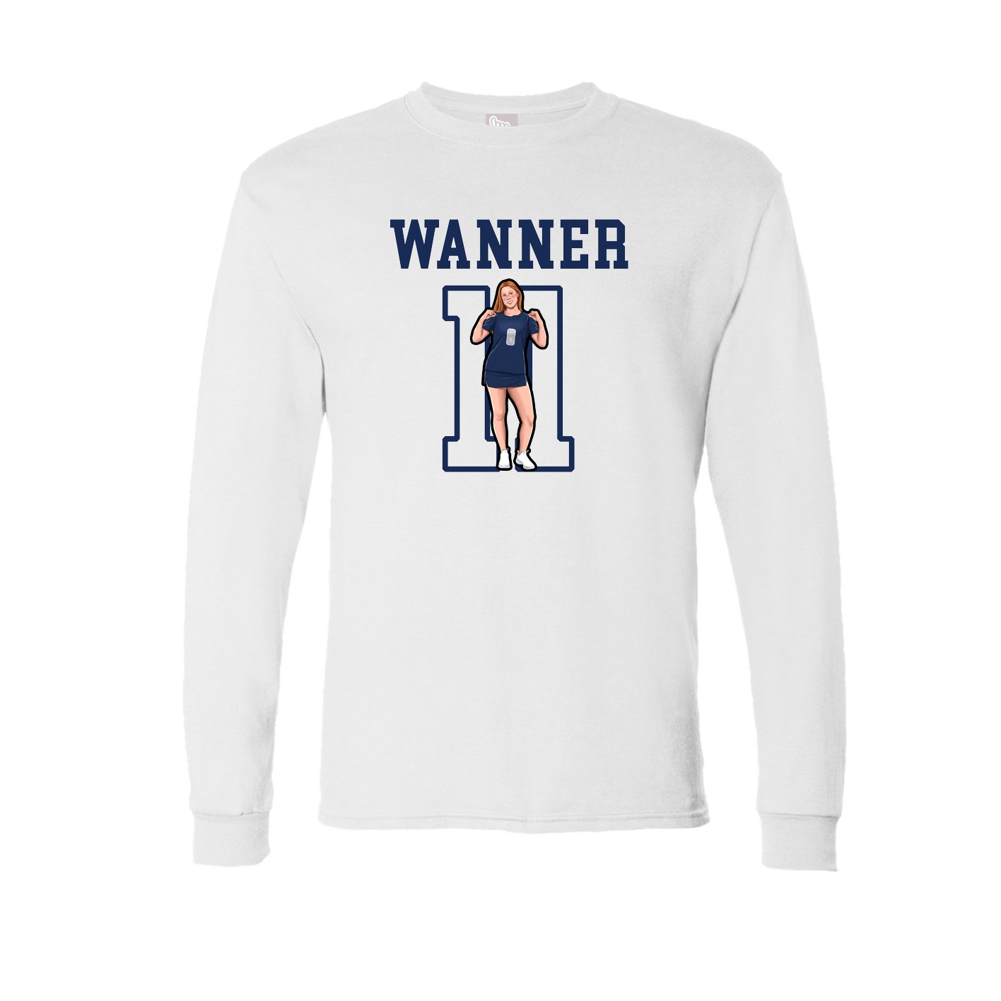 Long Sleeve Tee — Shirsey in White