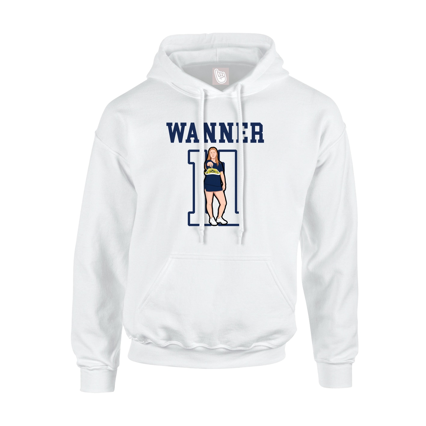 Youth Hoodie — Shirsey in White