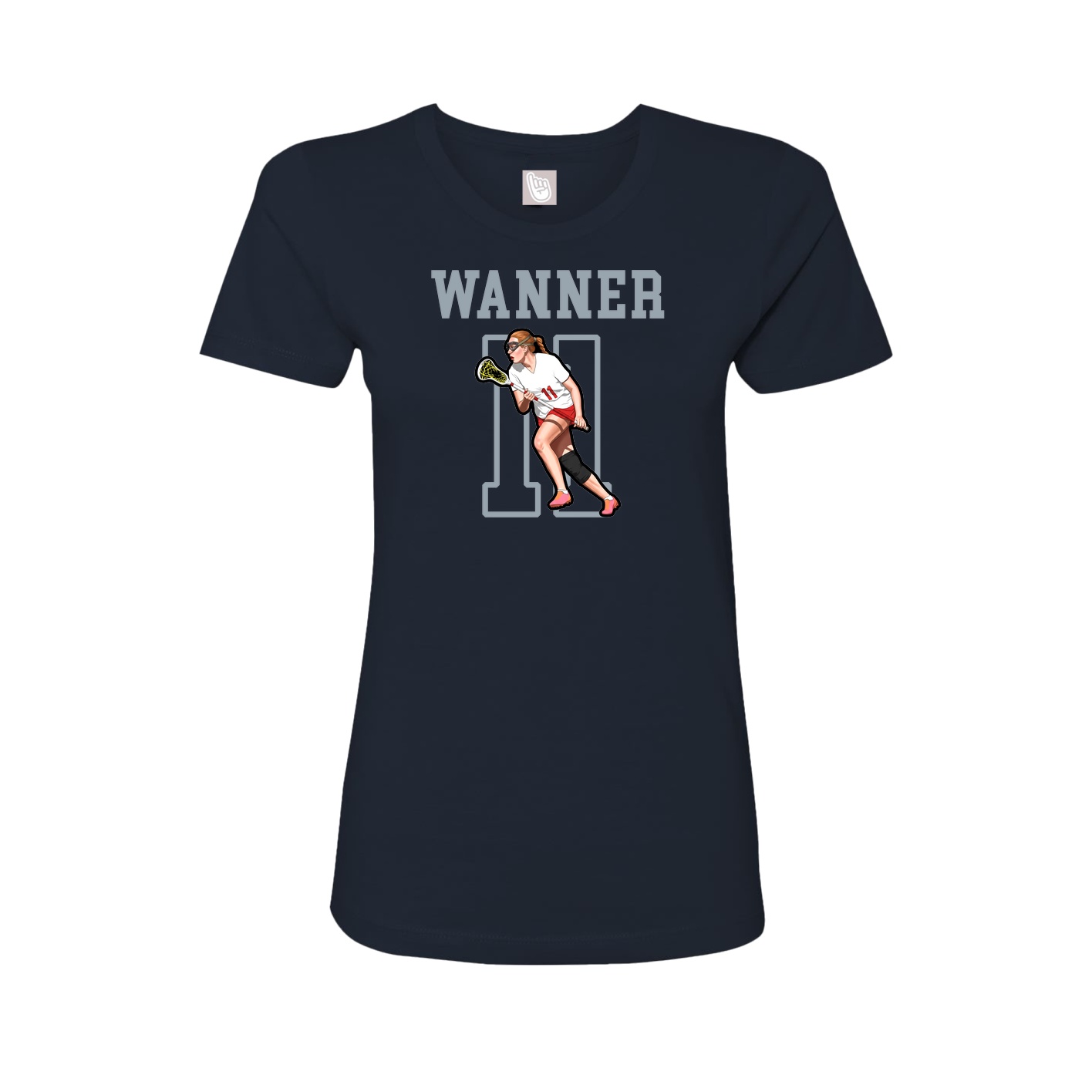 Fitted Women's Tee — Shirsey in Navy