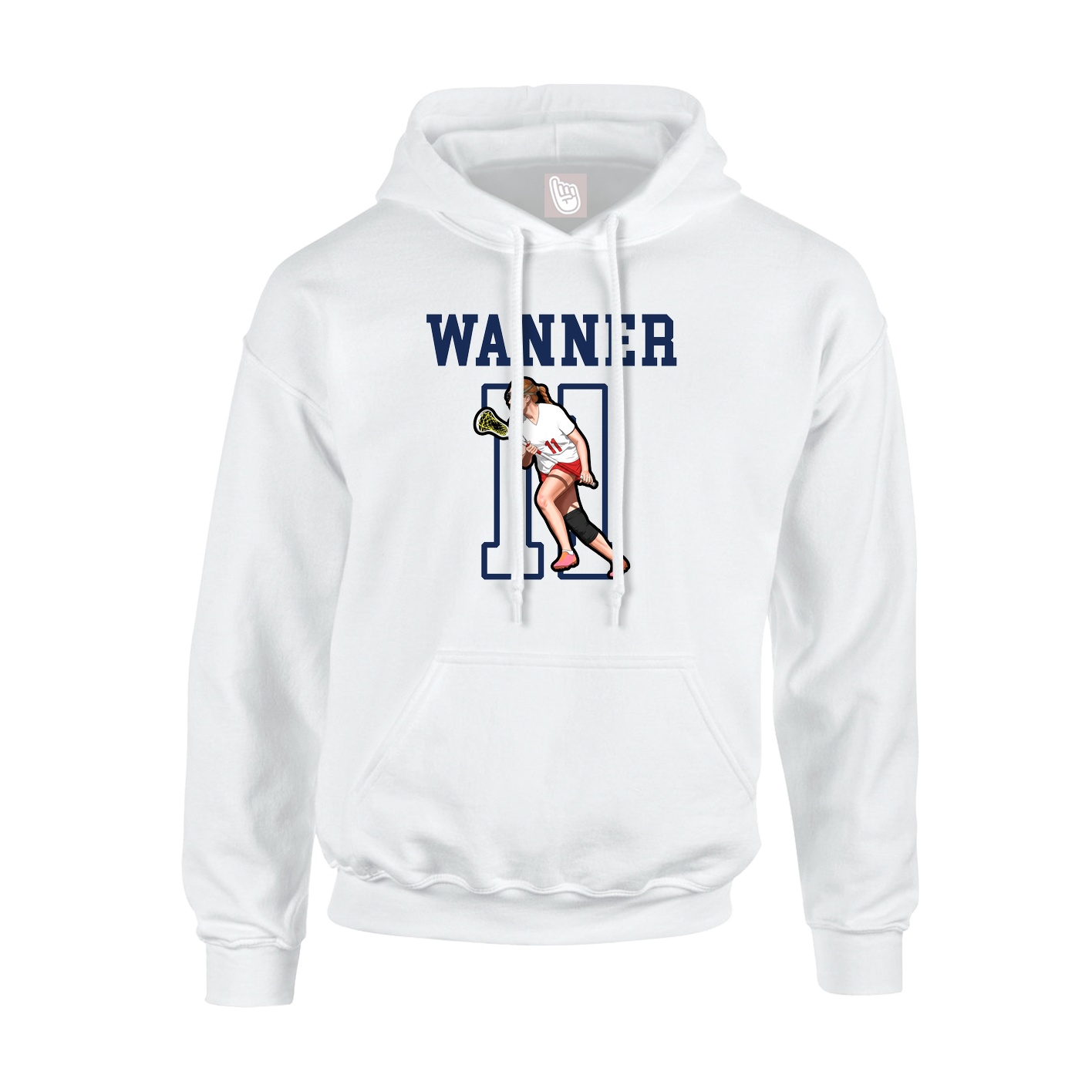 Hoodie — Shirsey in White