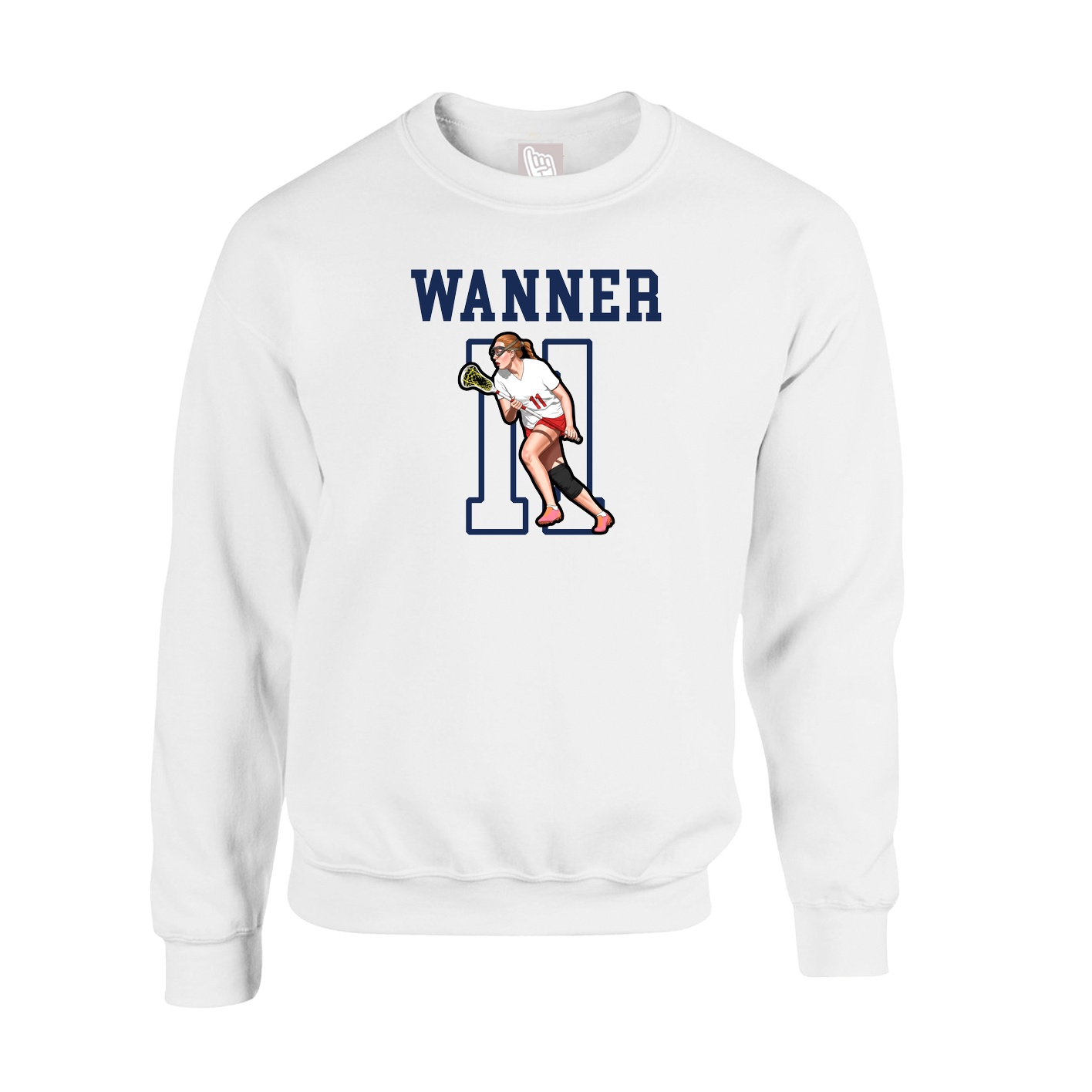 Fleece Crew — Shirsey in White