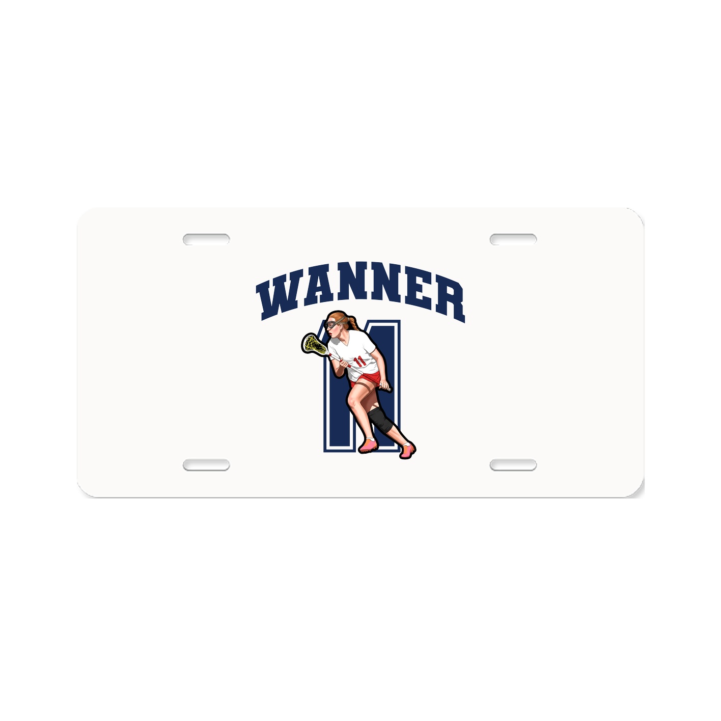 License Plate — Number in Classic
