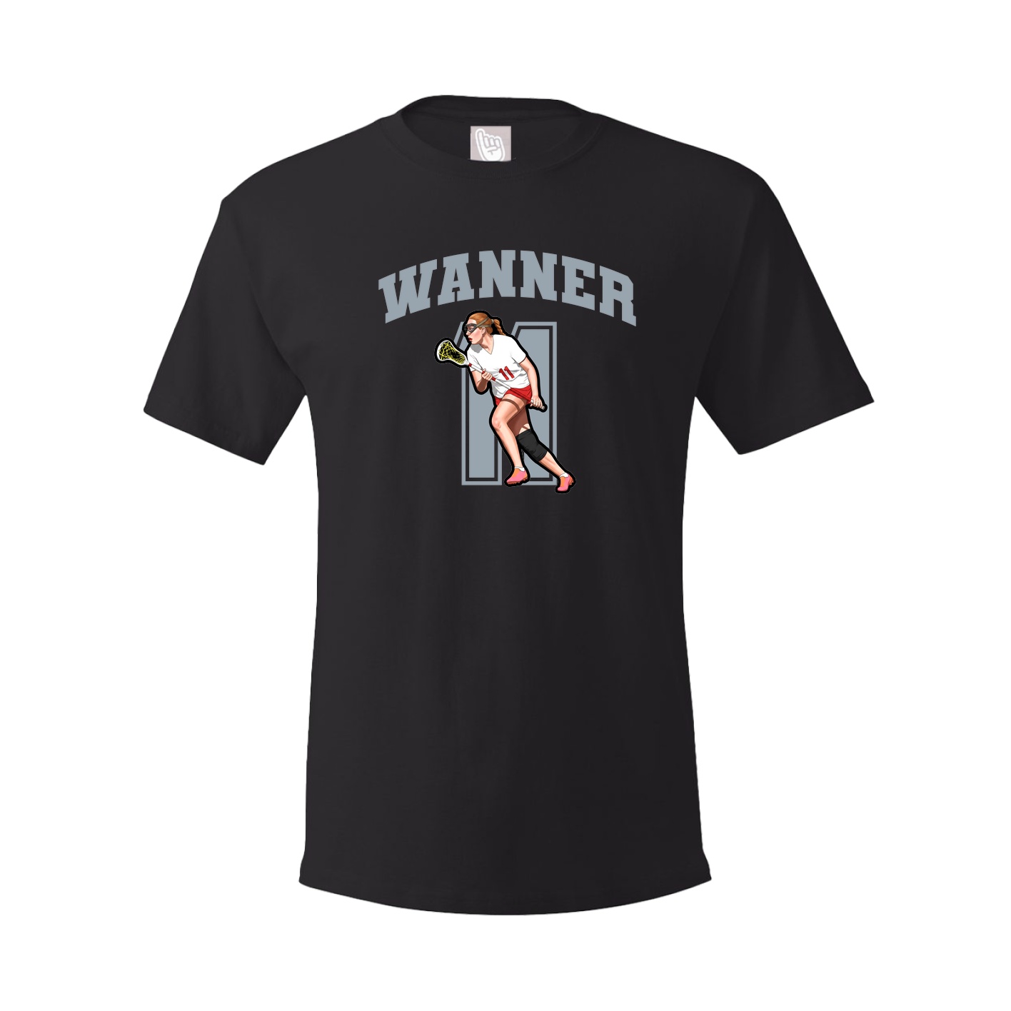 Youth Tee — Number in Black