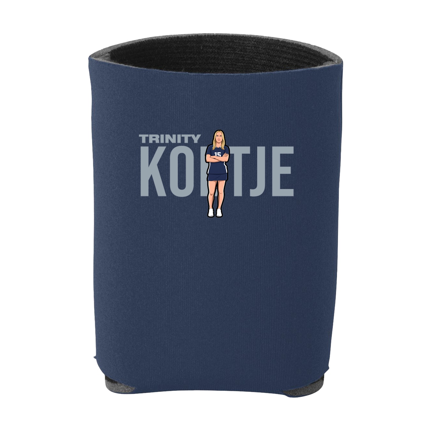 Can Holder — Player Name in Navy