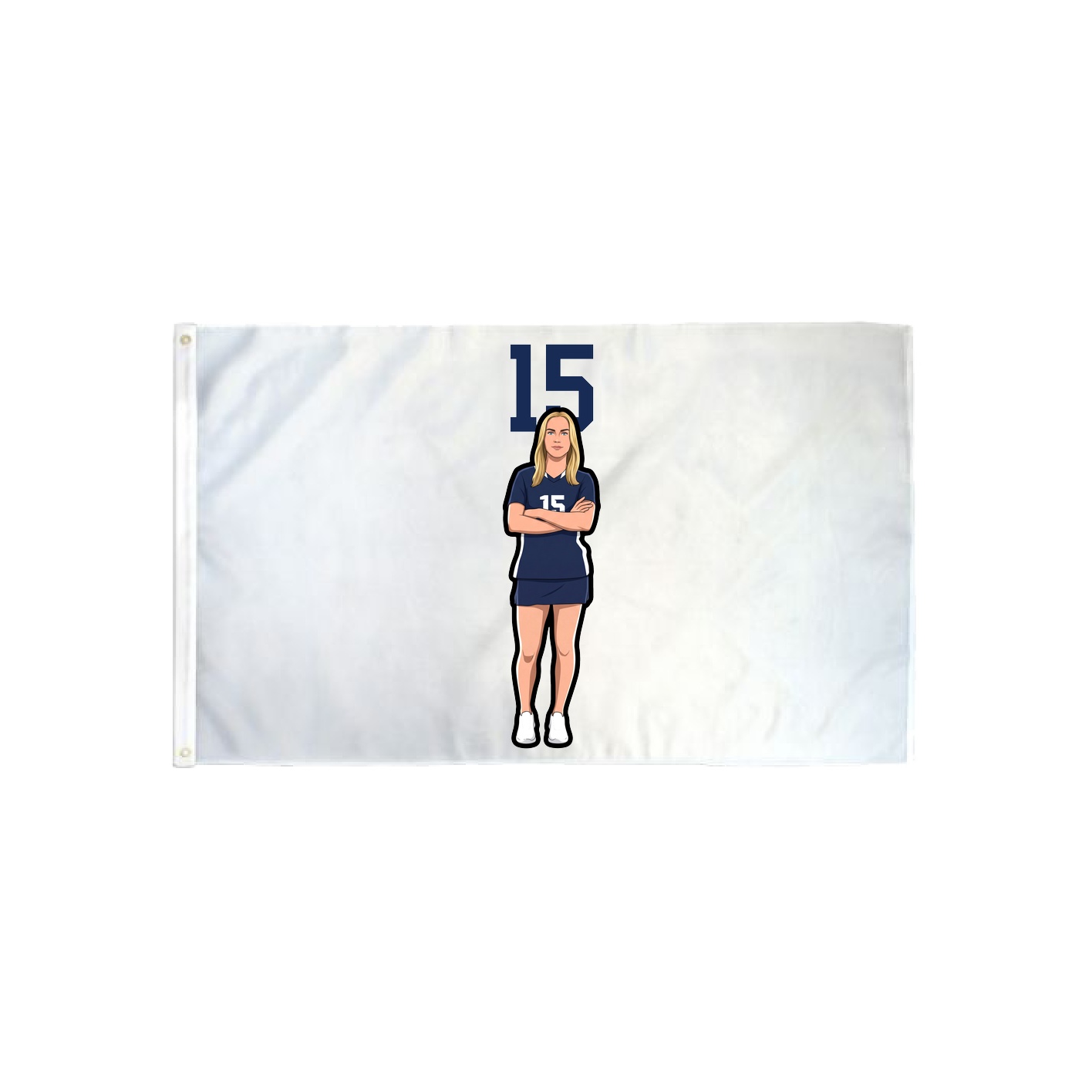 3x5 Flag — Number Top in Classic