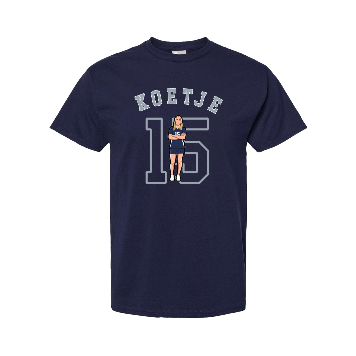 Youth Tee — Shirsey Arch in Navy