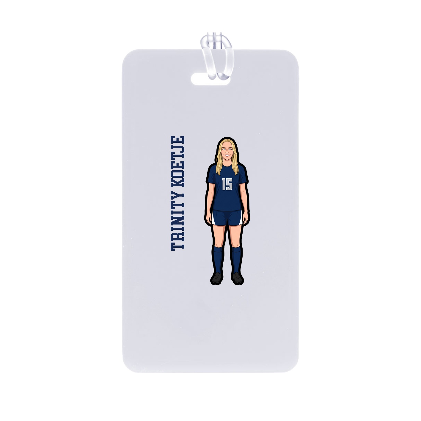 Bag Tag — Name Vertical in Classic