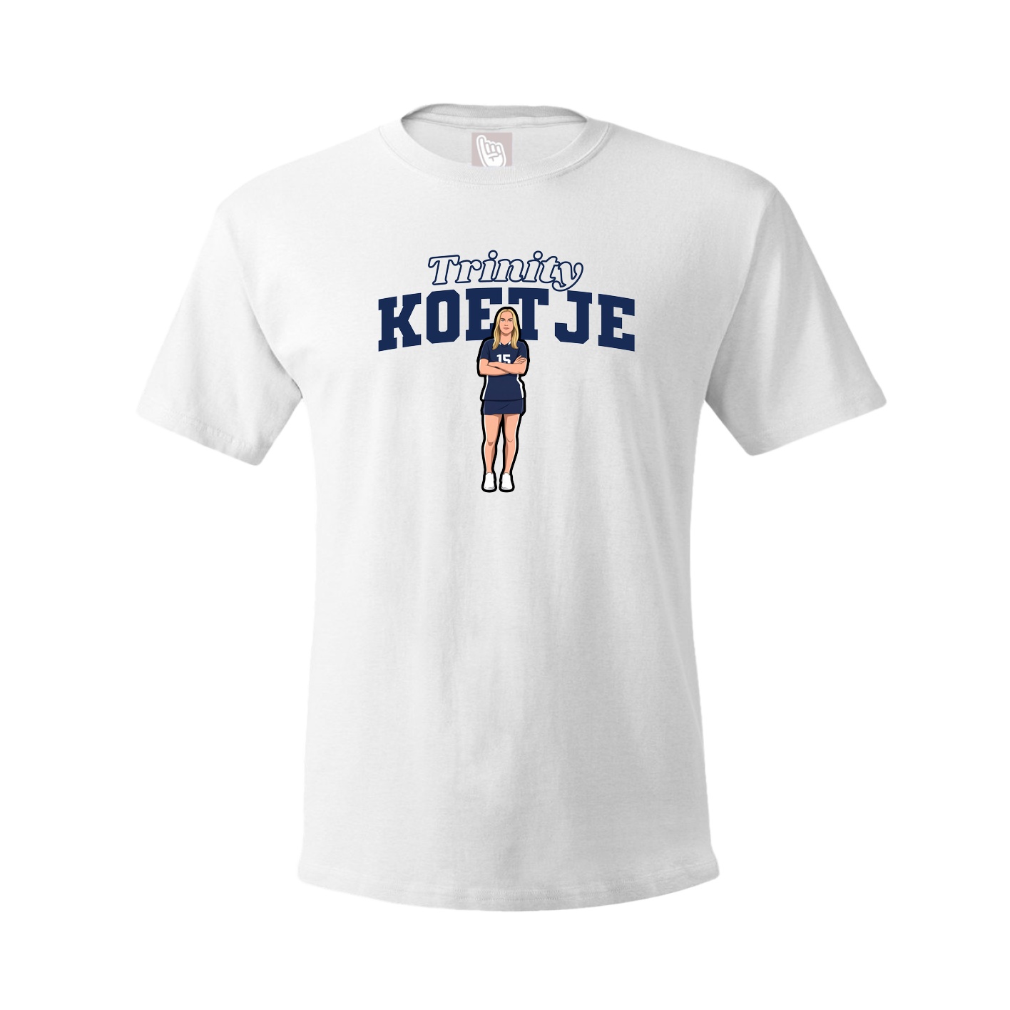 Tee — Name Arch in White