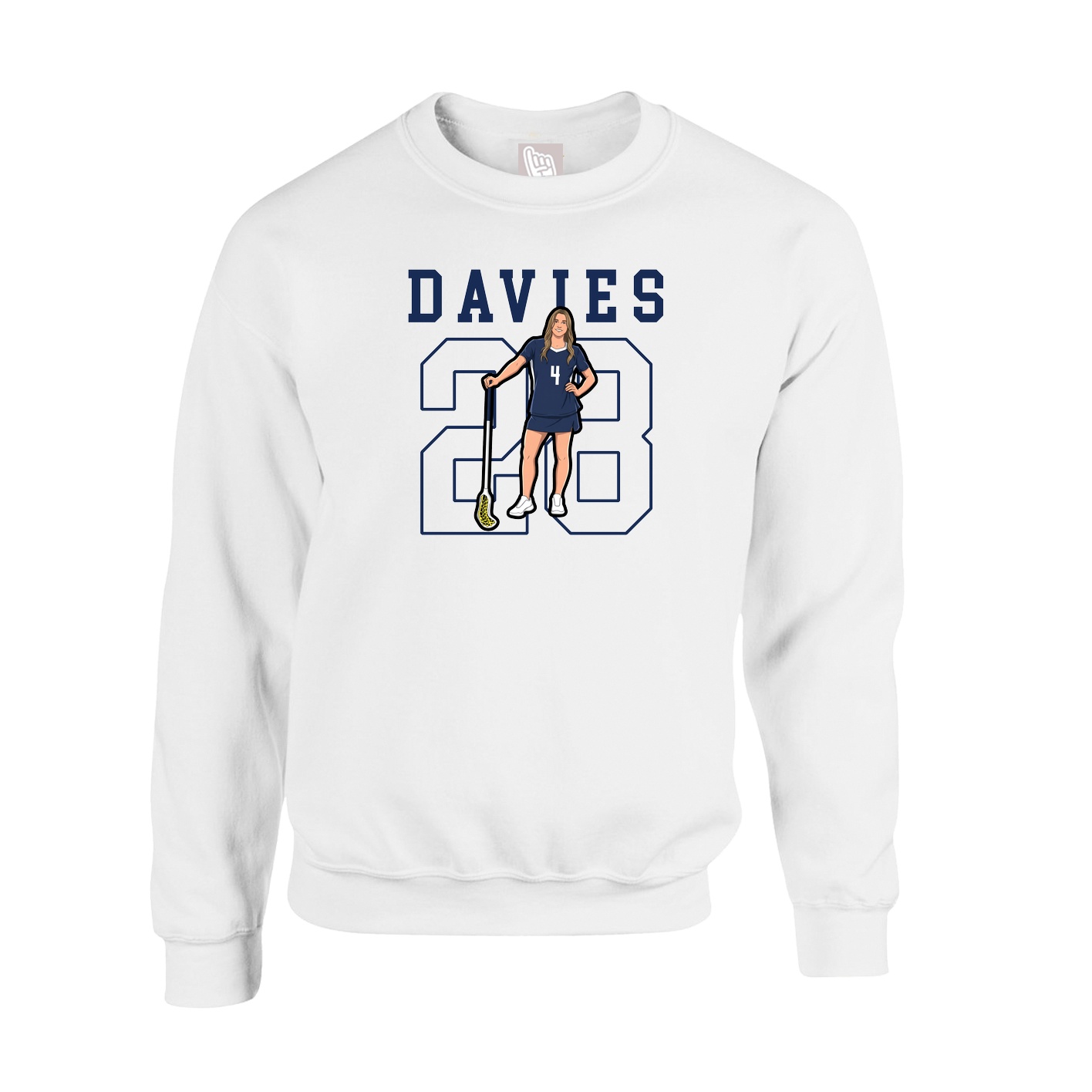 Fleece Crew — Shirsey in White