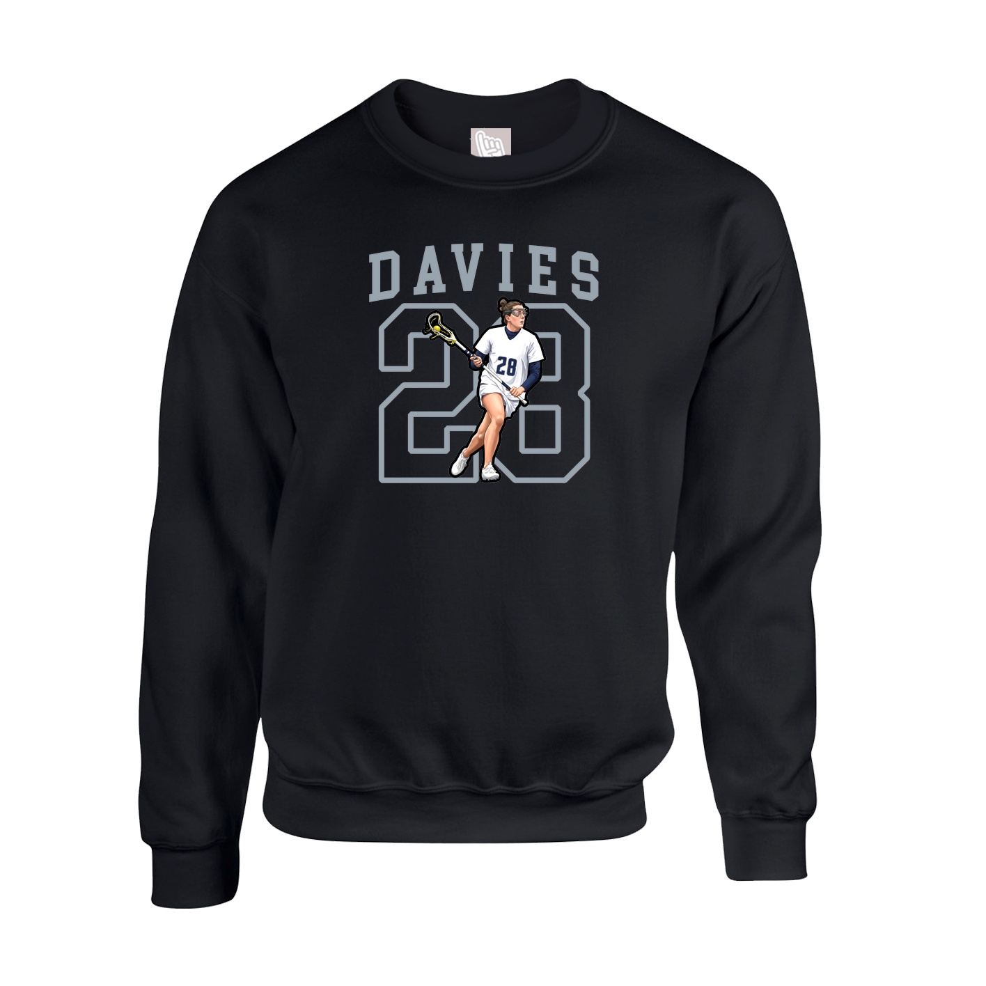 Fleece Crew — Shirsey in Black