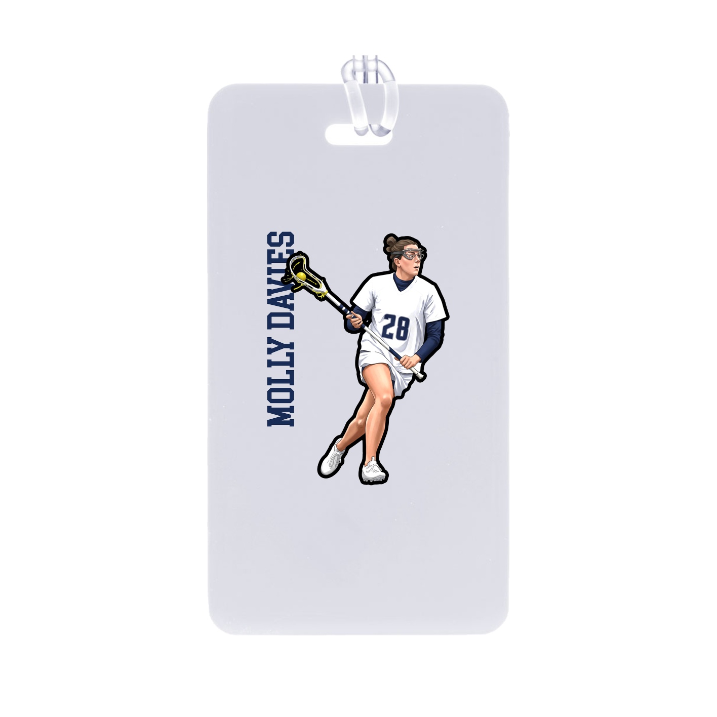 Bag Tag — Name Vertical in Classic