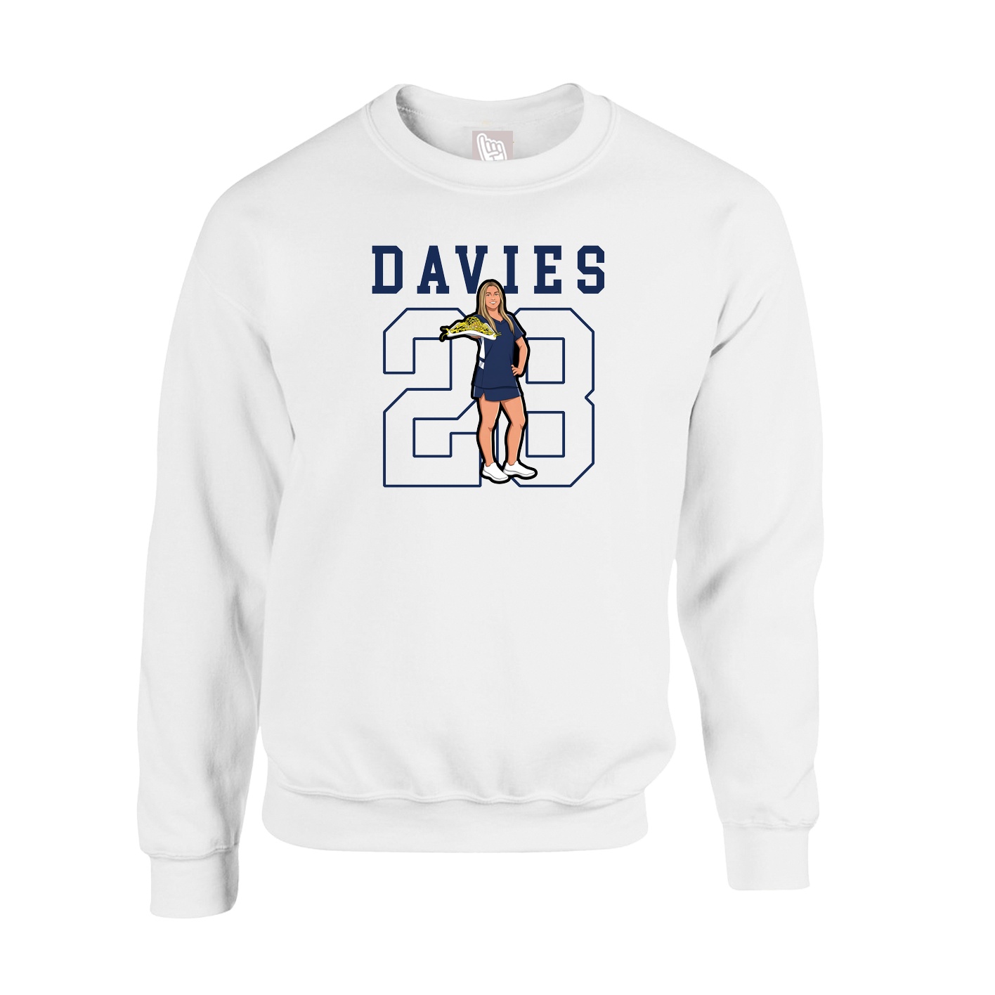 Fleece Crew — Shirsey in White