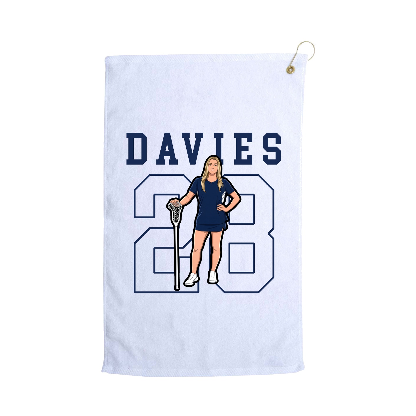 Golf Towel — Shirsey in White