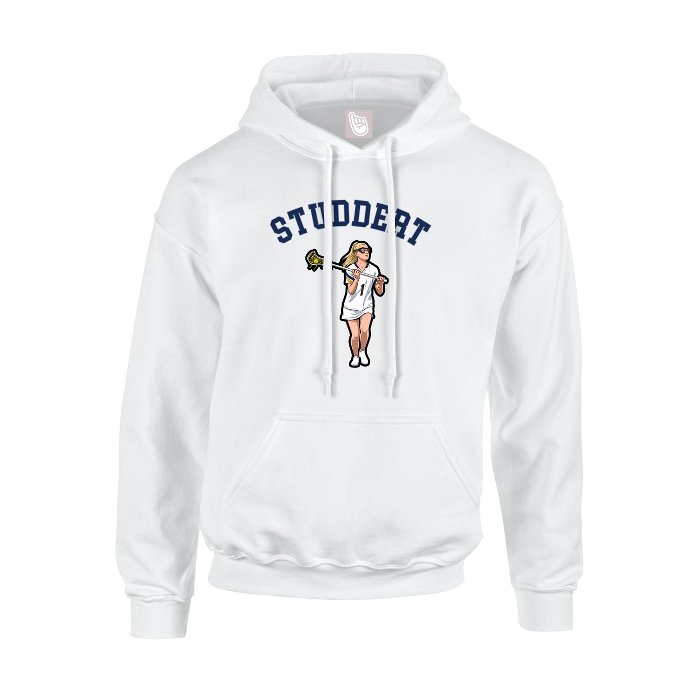 Youth Hoodie — Shirsey Arch in White