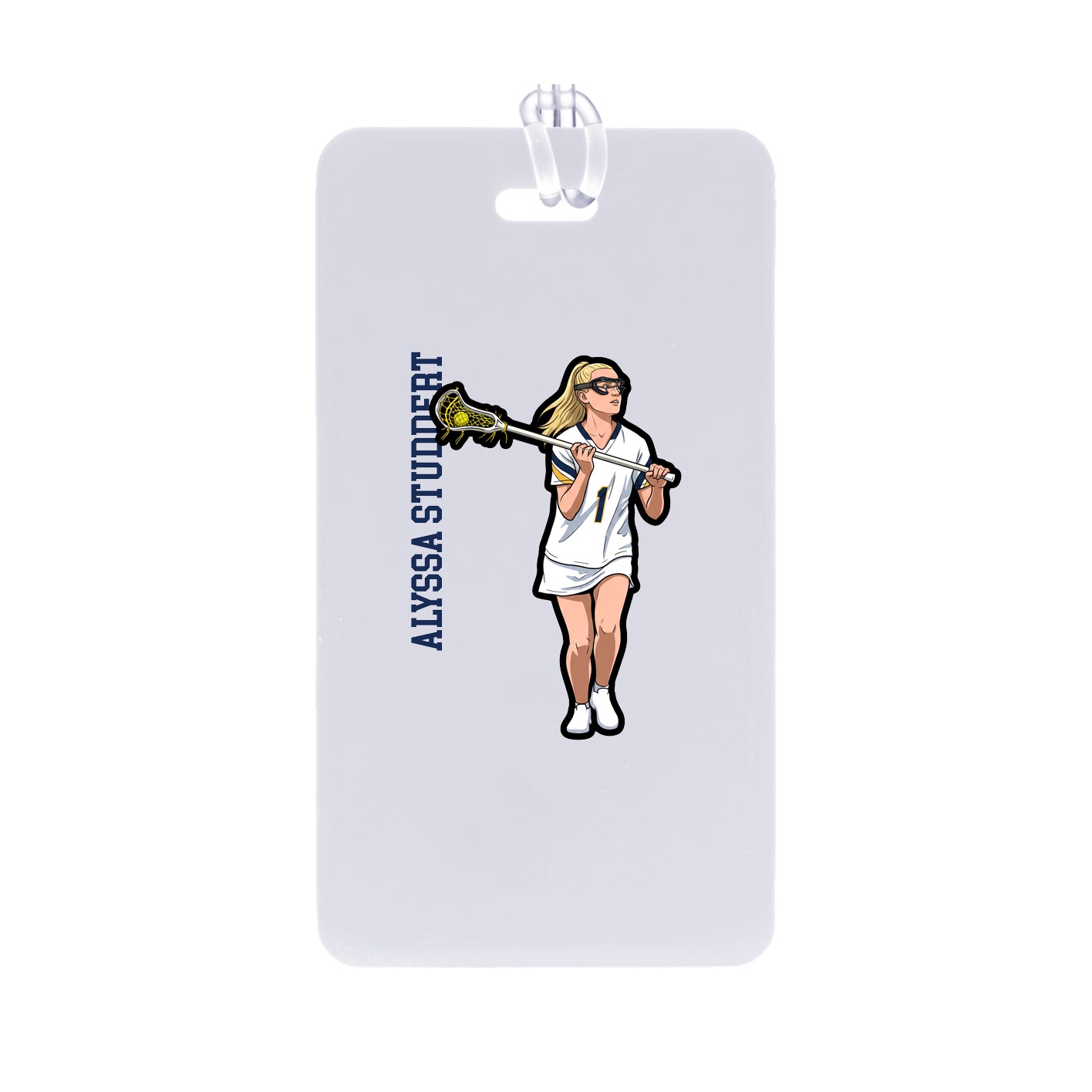 Bag Tag — Name Vertical in Classic