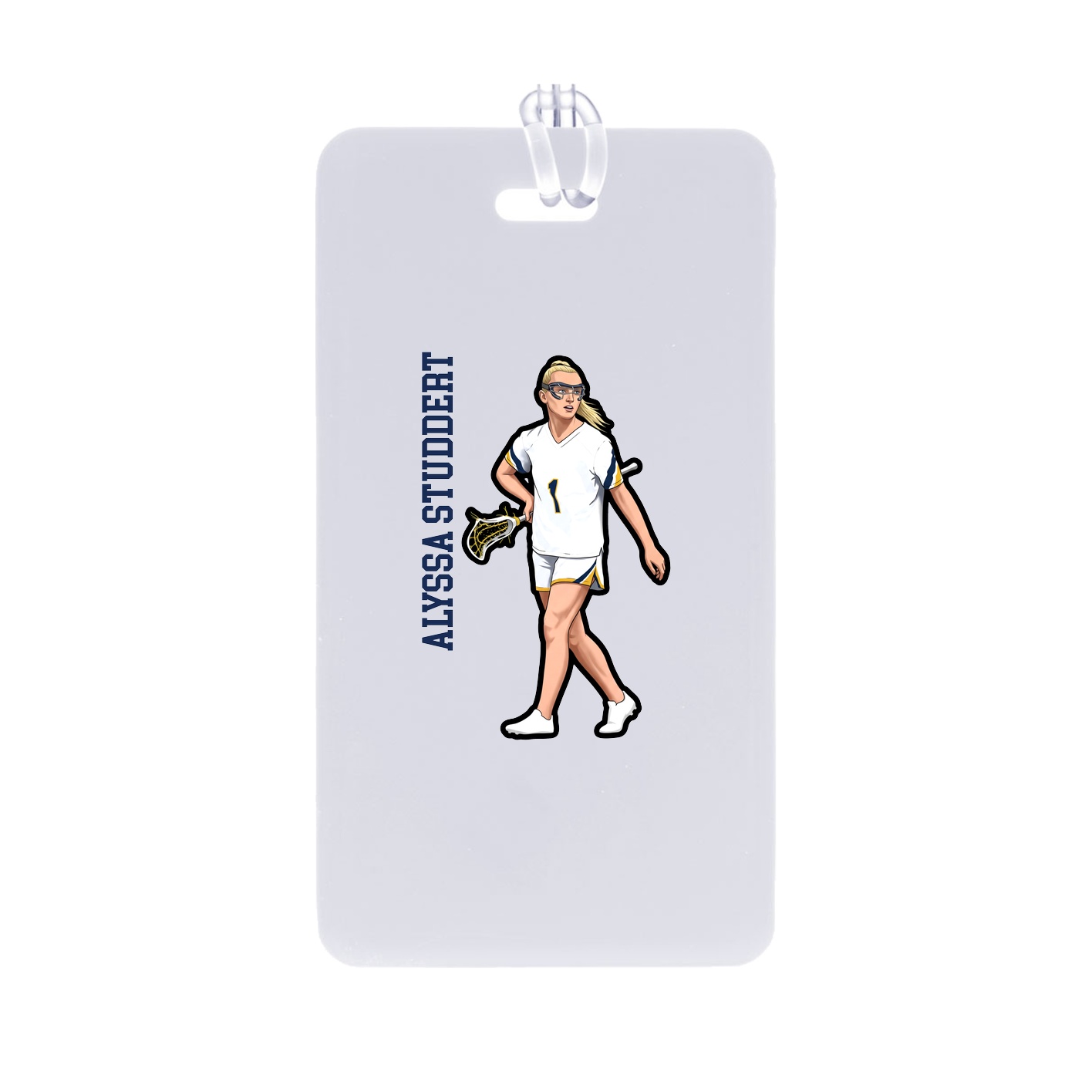 Bag Tag — Name Vertical in Classic
