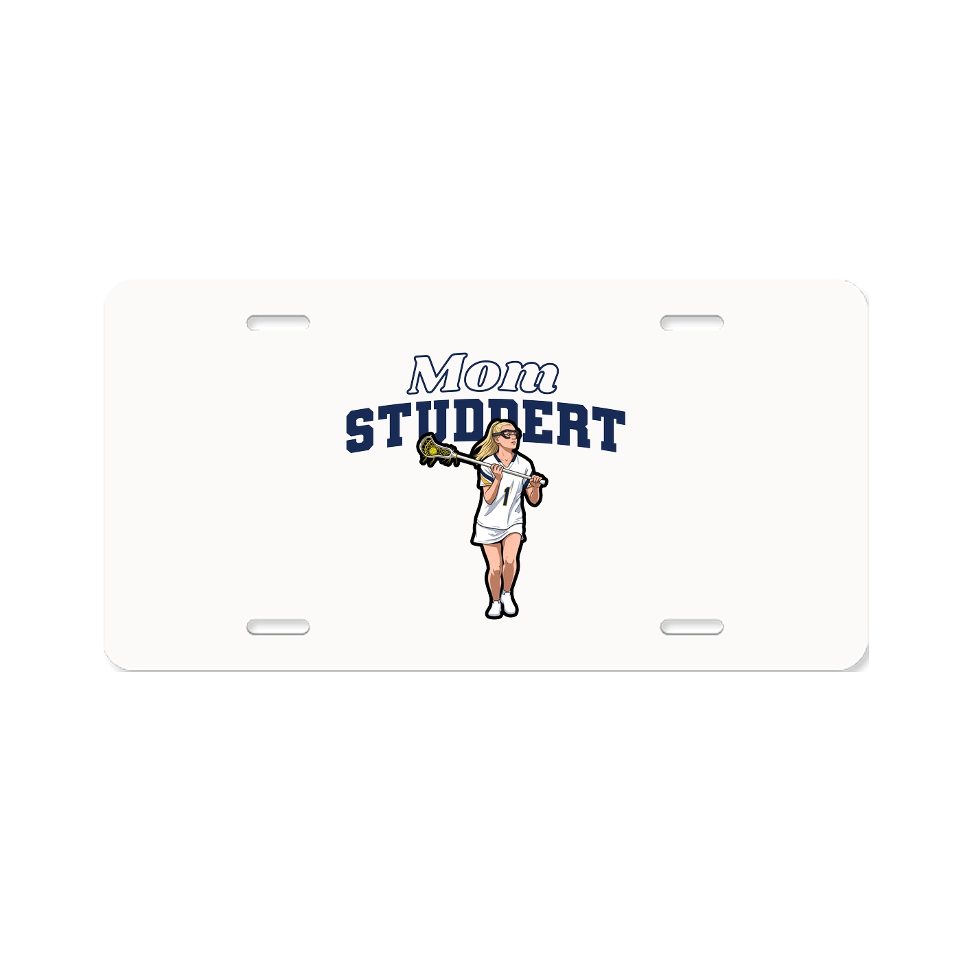 License Plate — Mothers Day Block in Classic