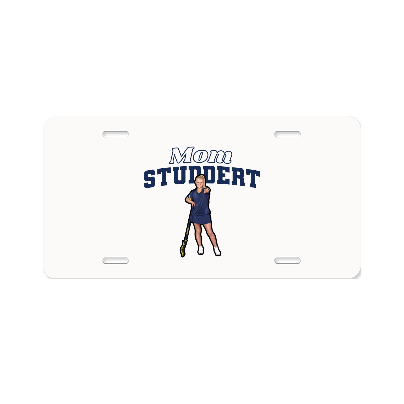 License Plate — Mothers Day Block in Classic