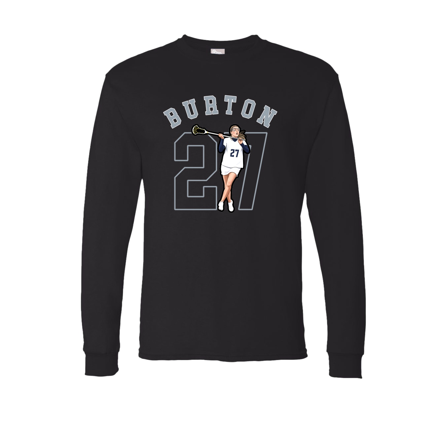 Long Sleeve Tee — Shirsey Arch in Black