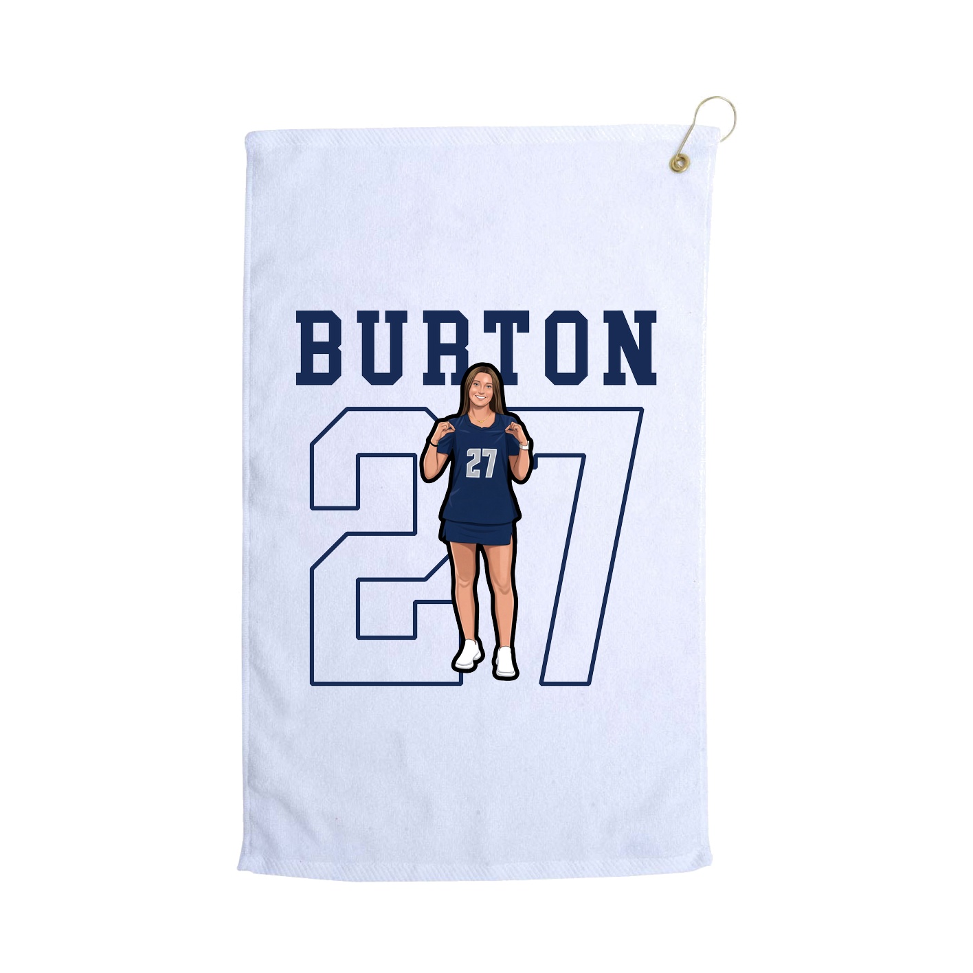 Golf Towel — Shirsey in White