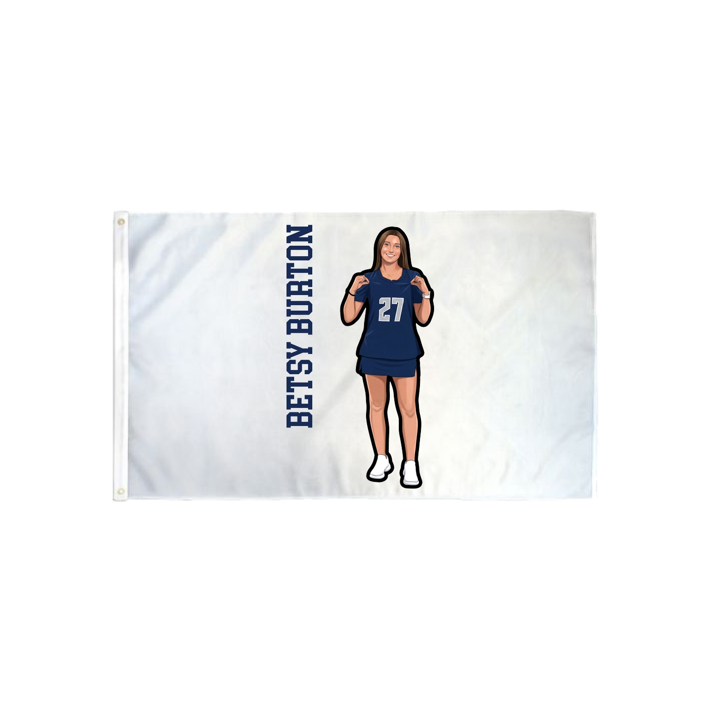 3x5 Flag — Name Vertical in Classic