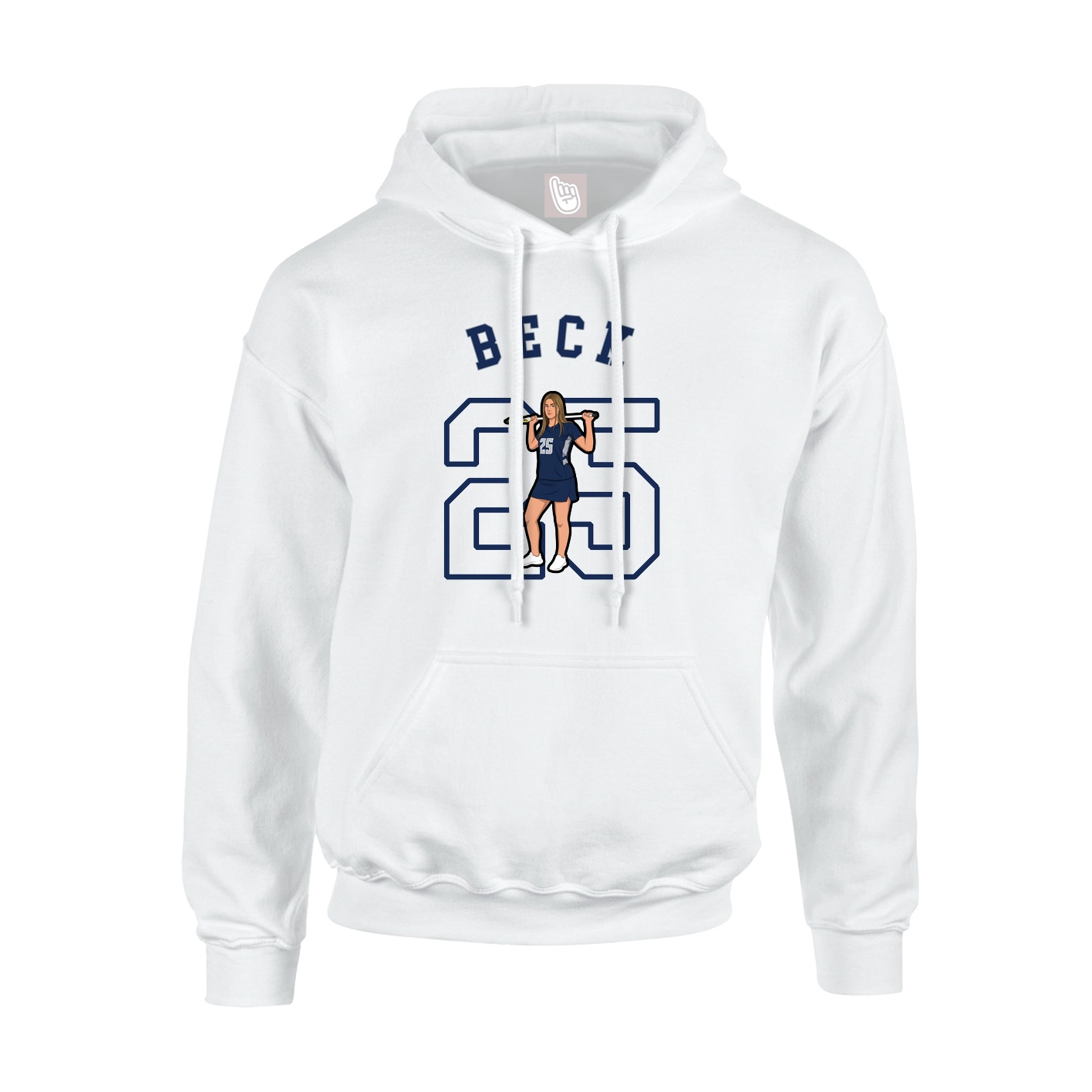 Youth Hoodie — Shirsey Arch in White