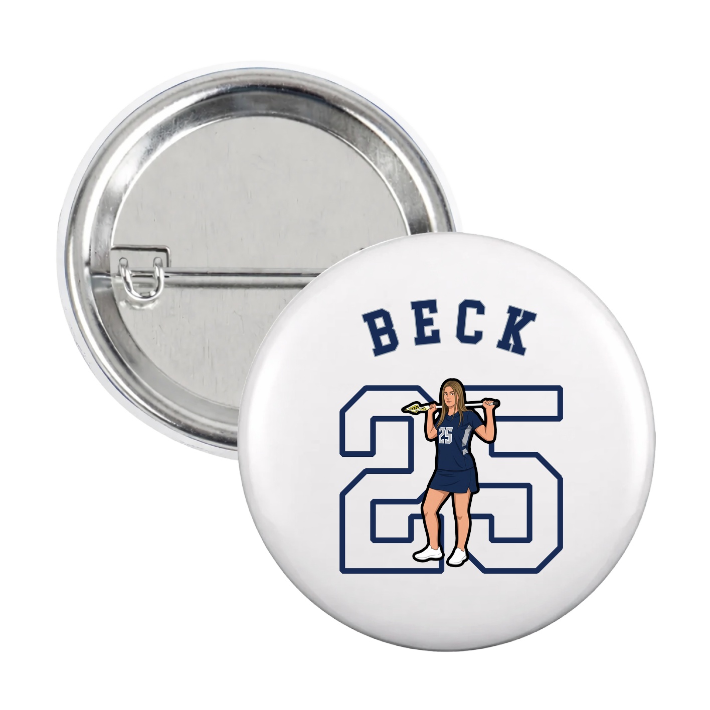 Game Day Button — Shirsey Arch in White