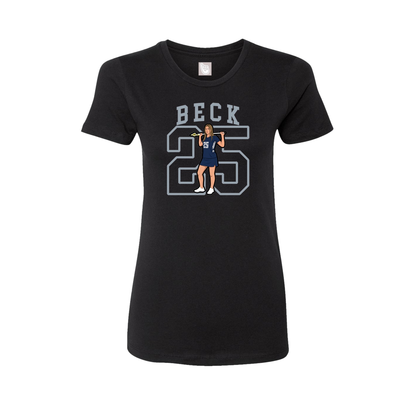 Fitted Women's Tee — Shirsey in Black