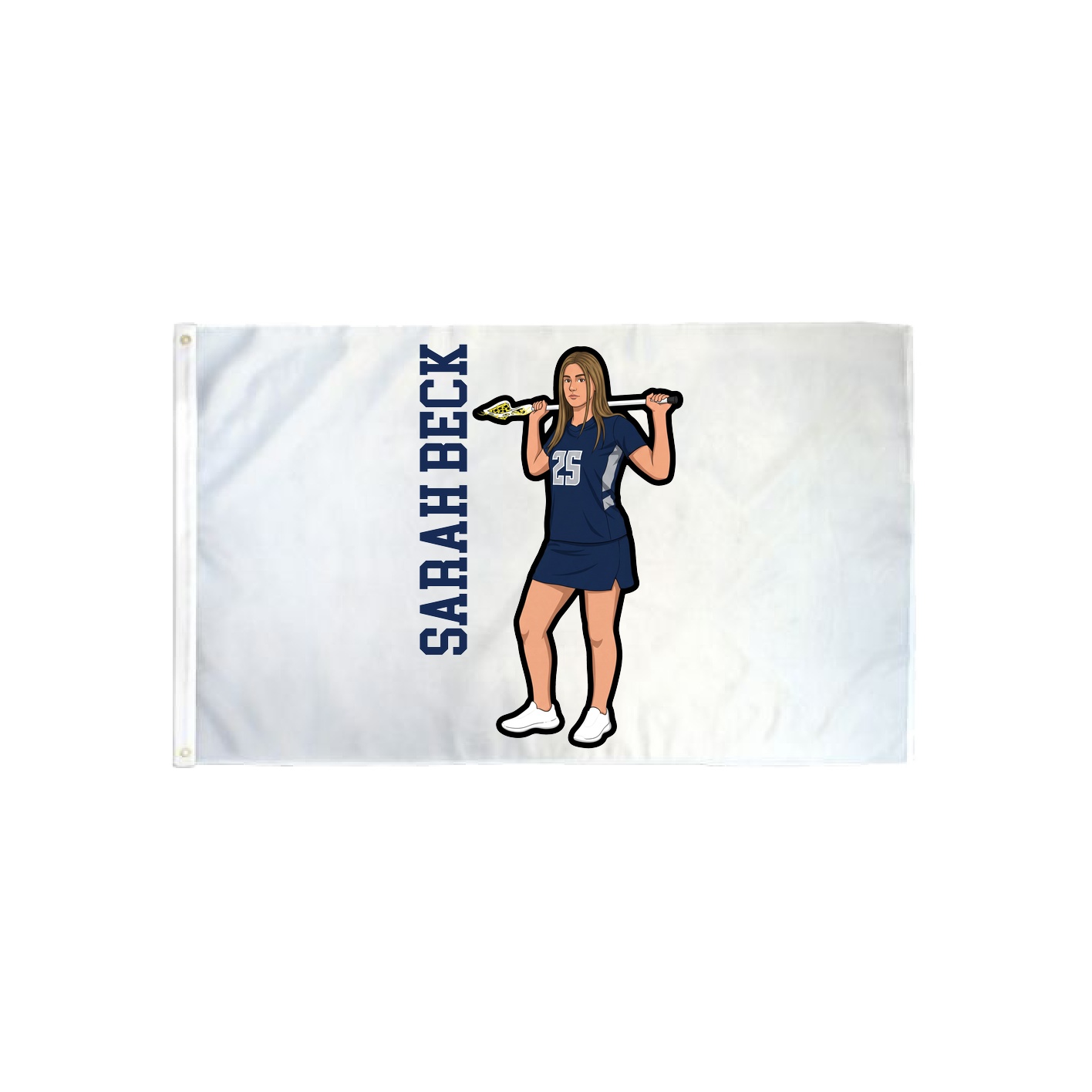 3x5 Flag — Name Vertical in Classic
