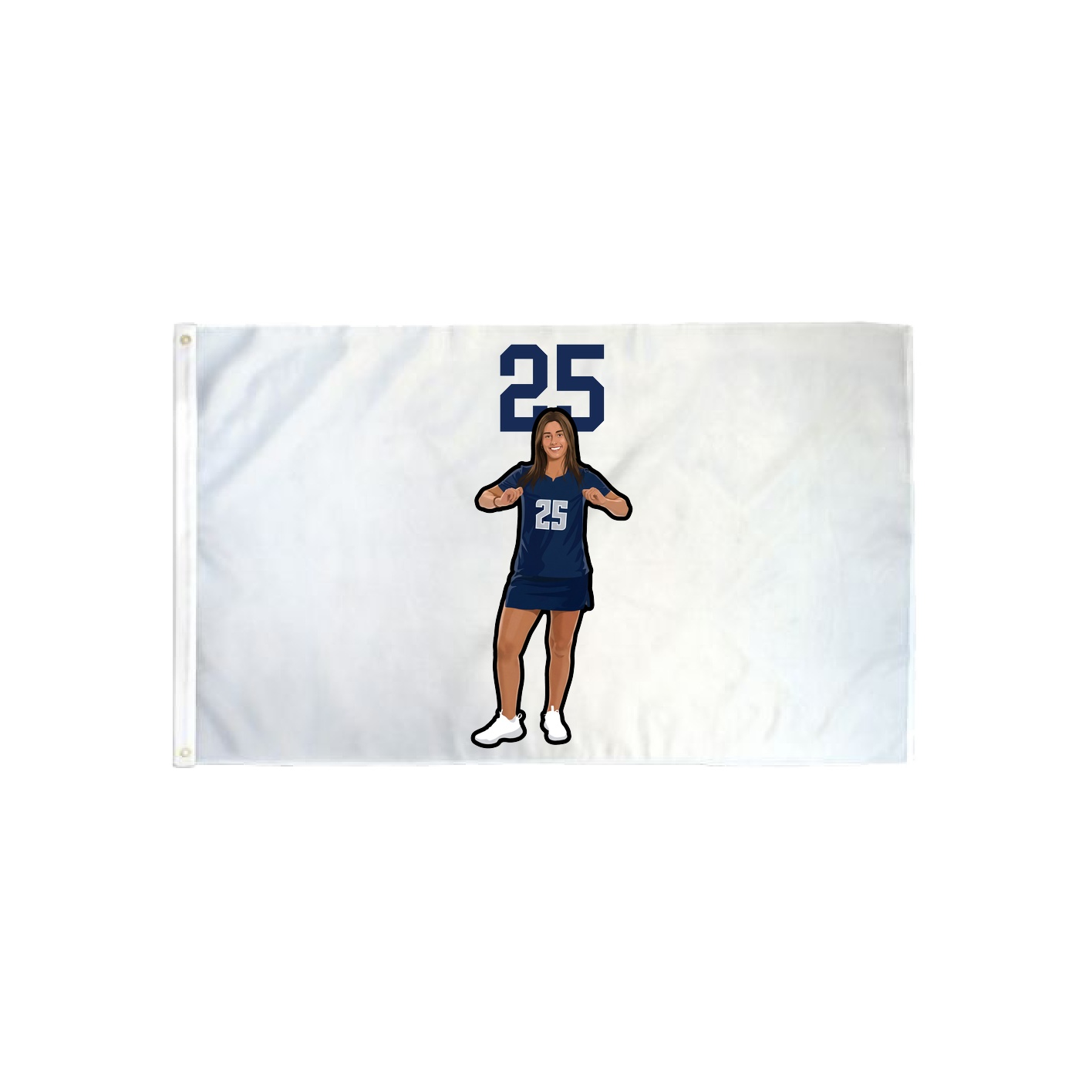 3x5 Flag — Number Top in Classic