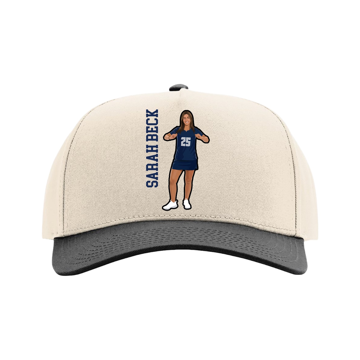 Full Fabric Five-Panel Champ Cap