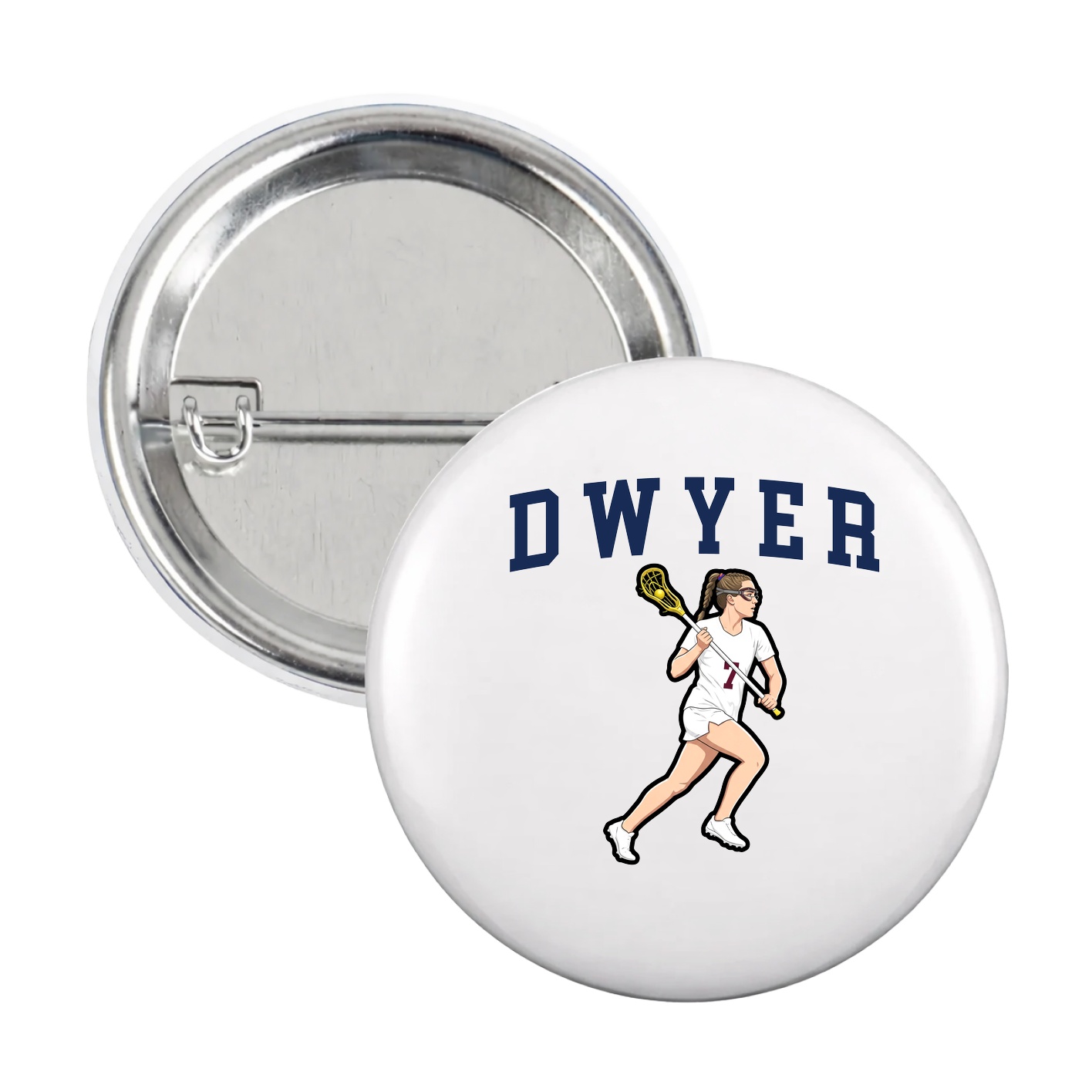 Game Day Button — Shirsey in White