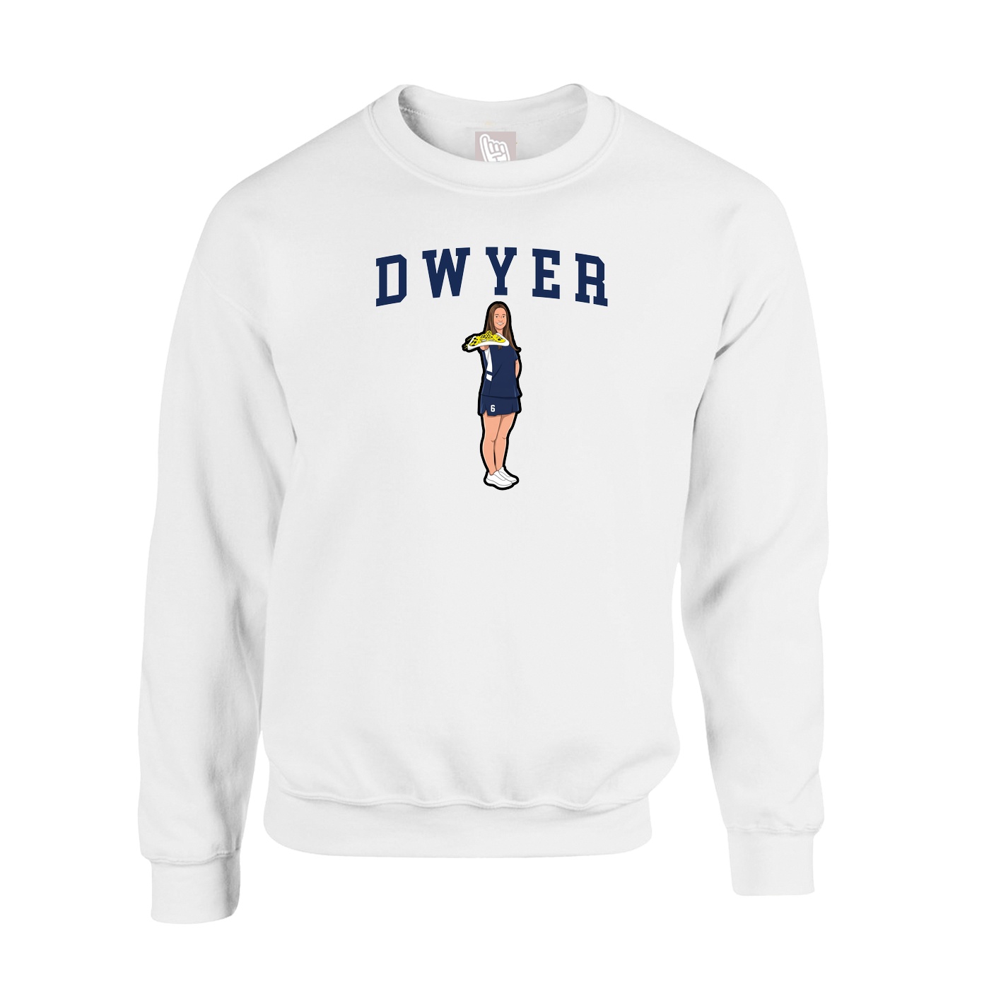 Fleece Crew — Shirsey in White