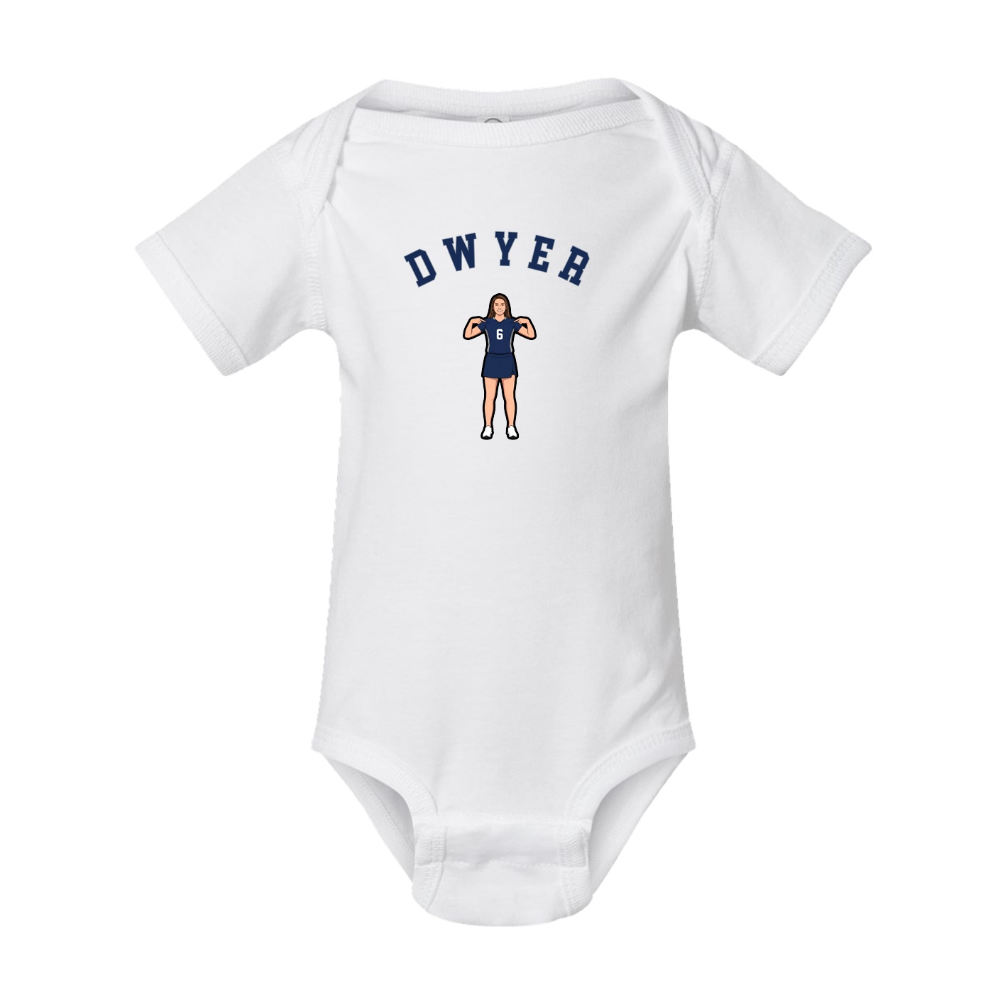 Baby Onesie — Shirsey Arch in White