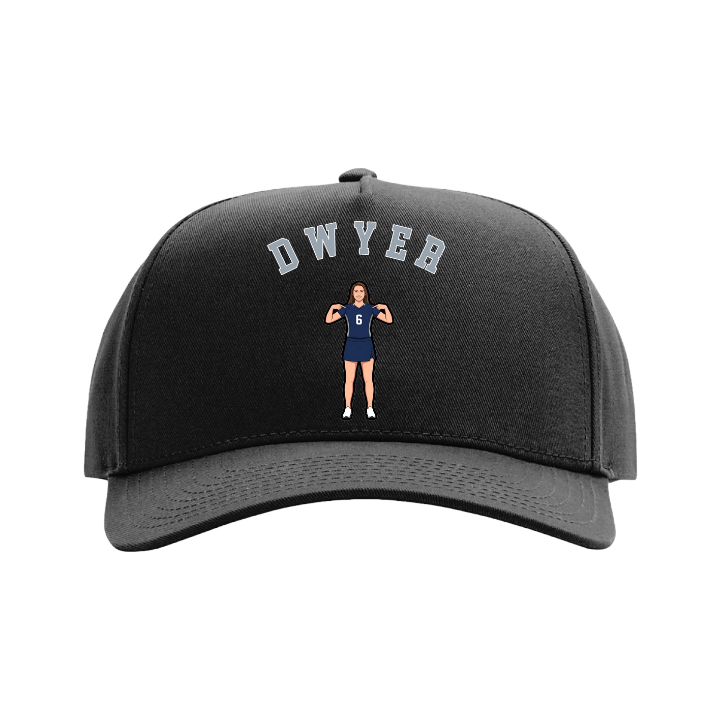 Full Fabric Five-Panel Champ Cap