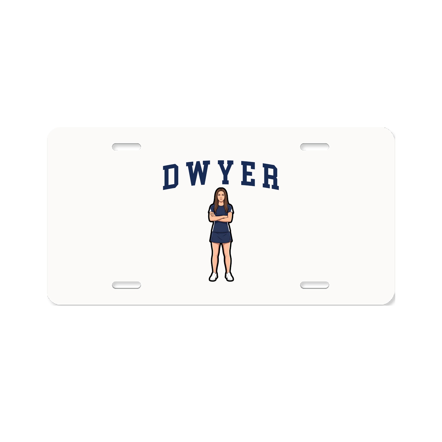 License Plate — Shirsey in Classic