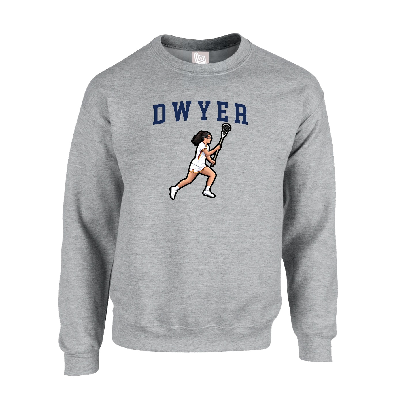 Fleece Crew — Shirsey in Grey