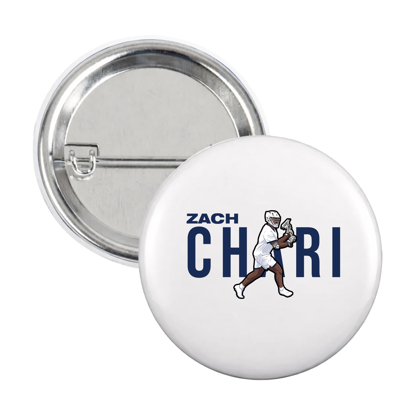 Game Day Button — Player Name in White