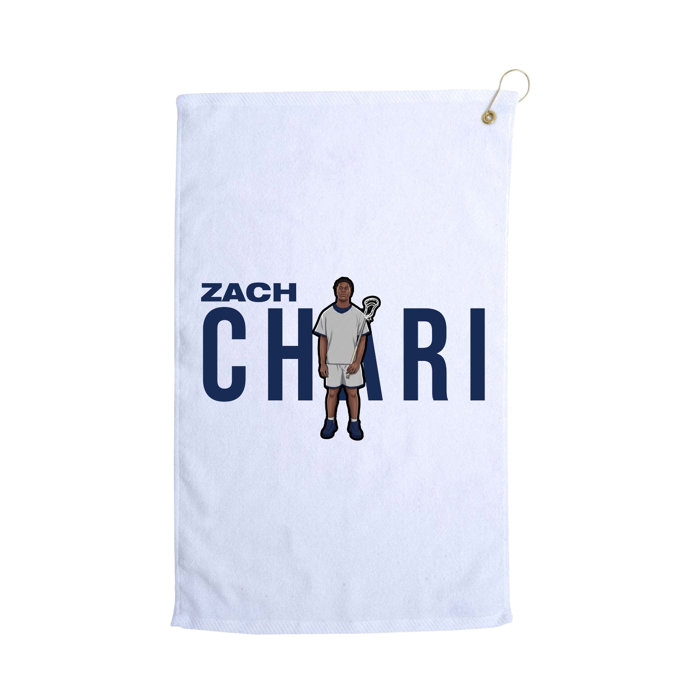 Golf Towel — Player Name in White