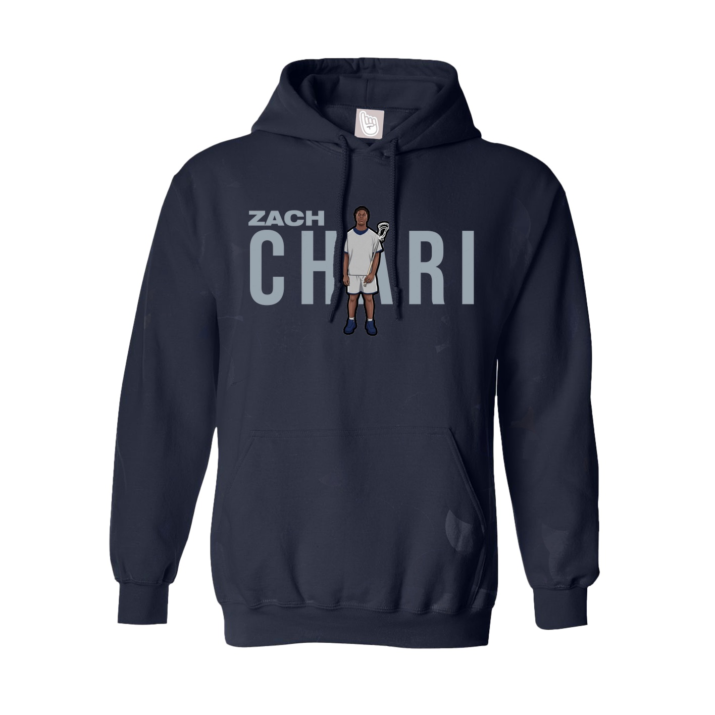 Youth Hoodie — Player Name in Navy