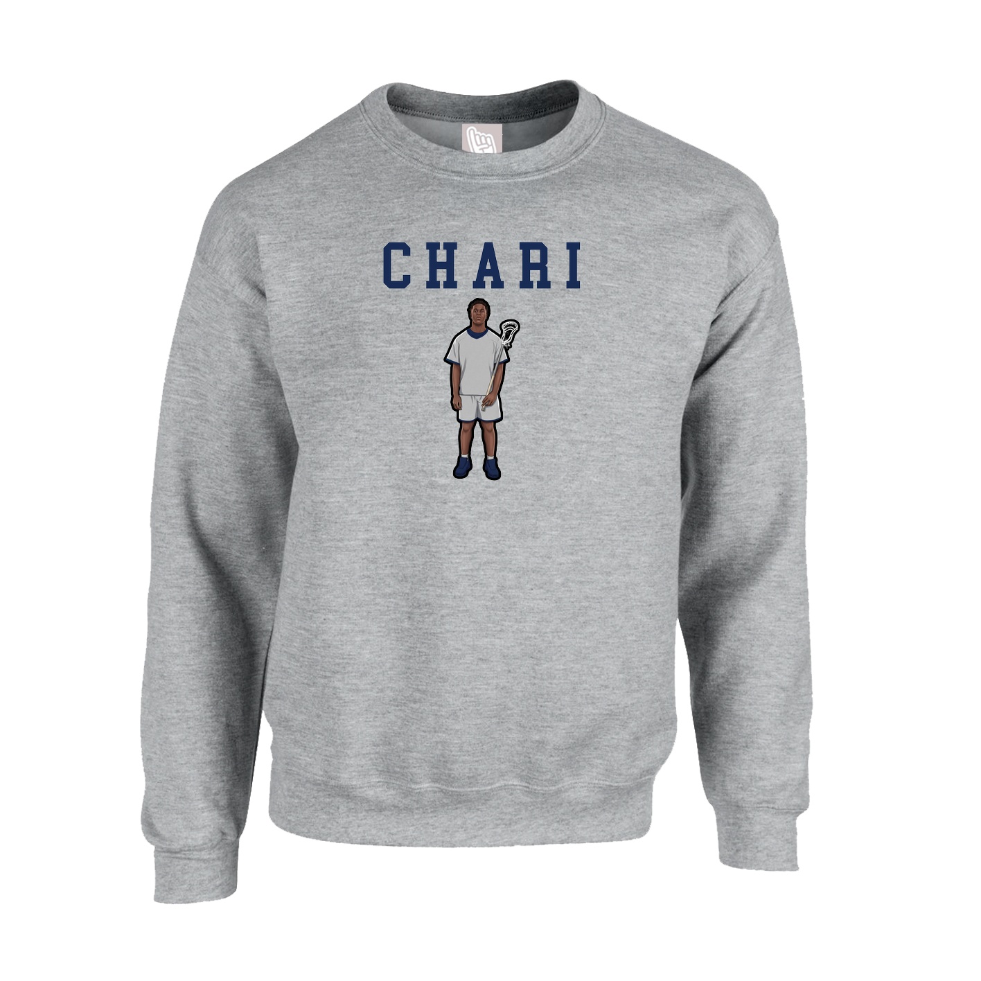 Fleece Crew — Shirsey in Grey