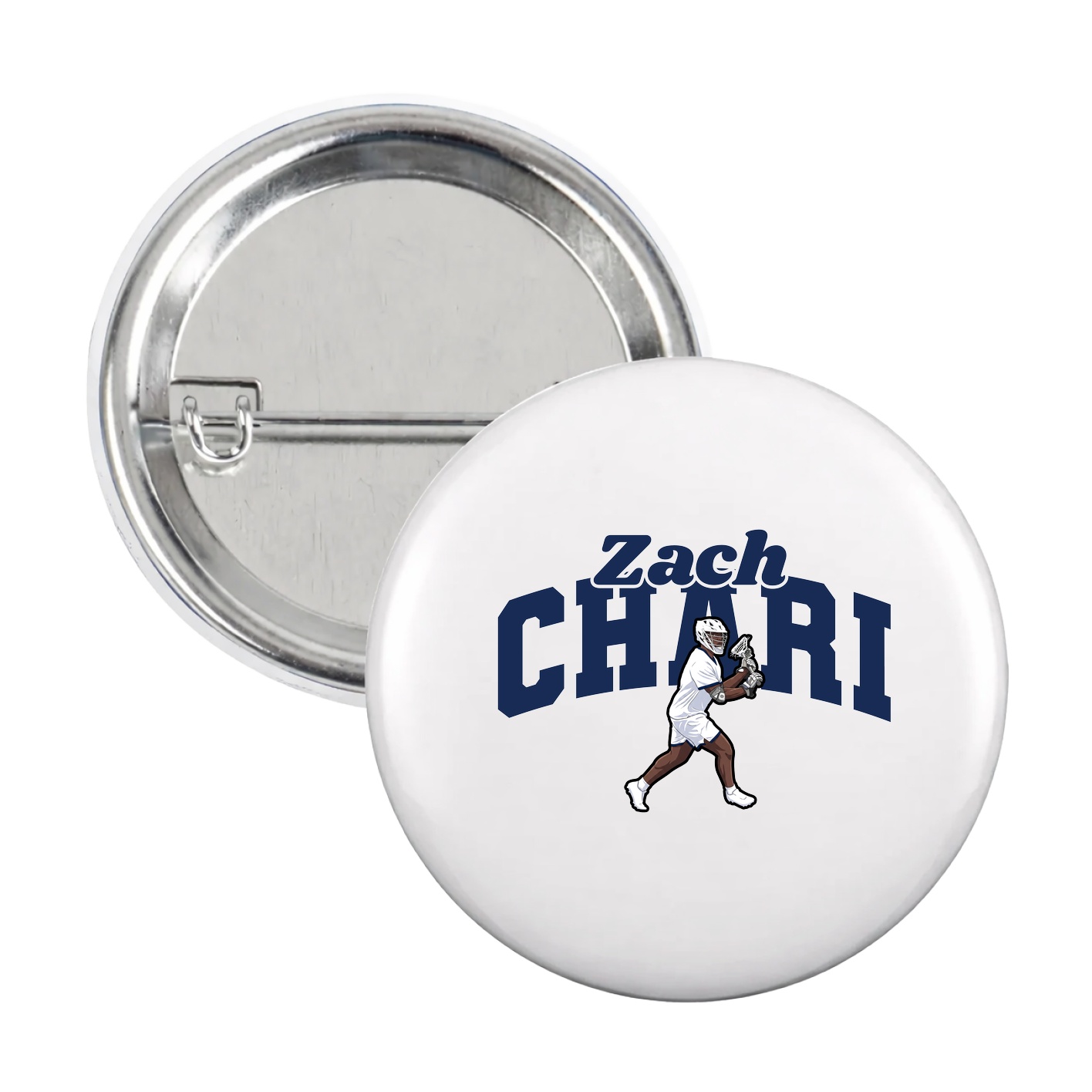Game Day Button — Signature Arch in White