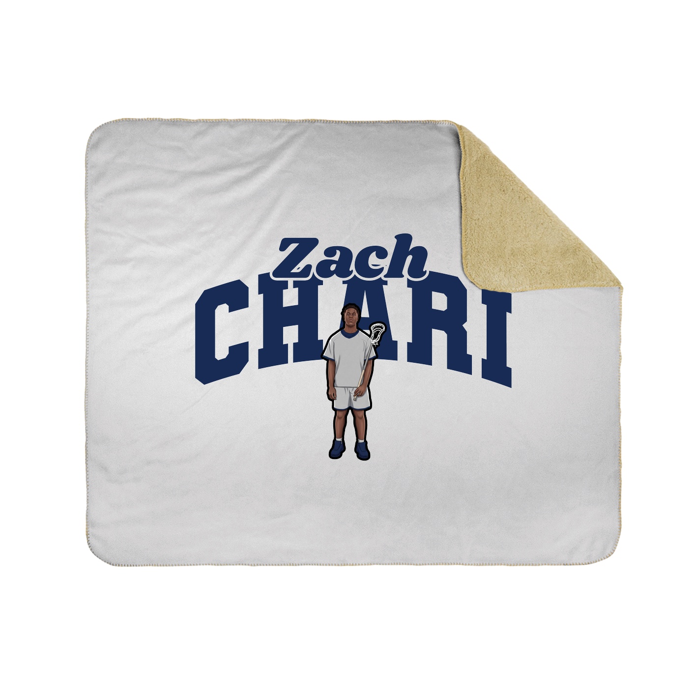 Throw Blanket — Signature Arch in White