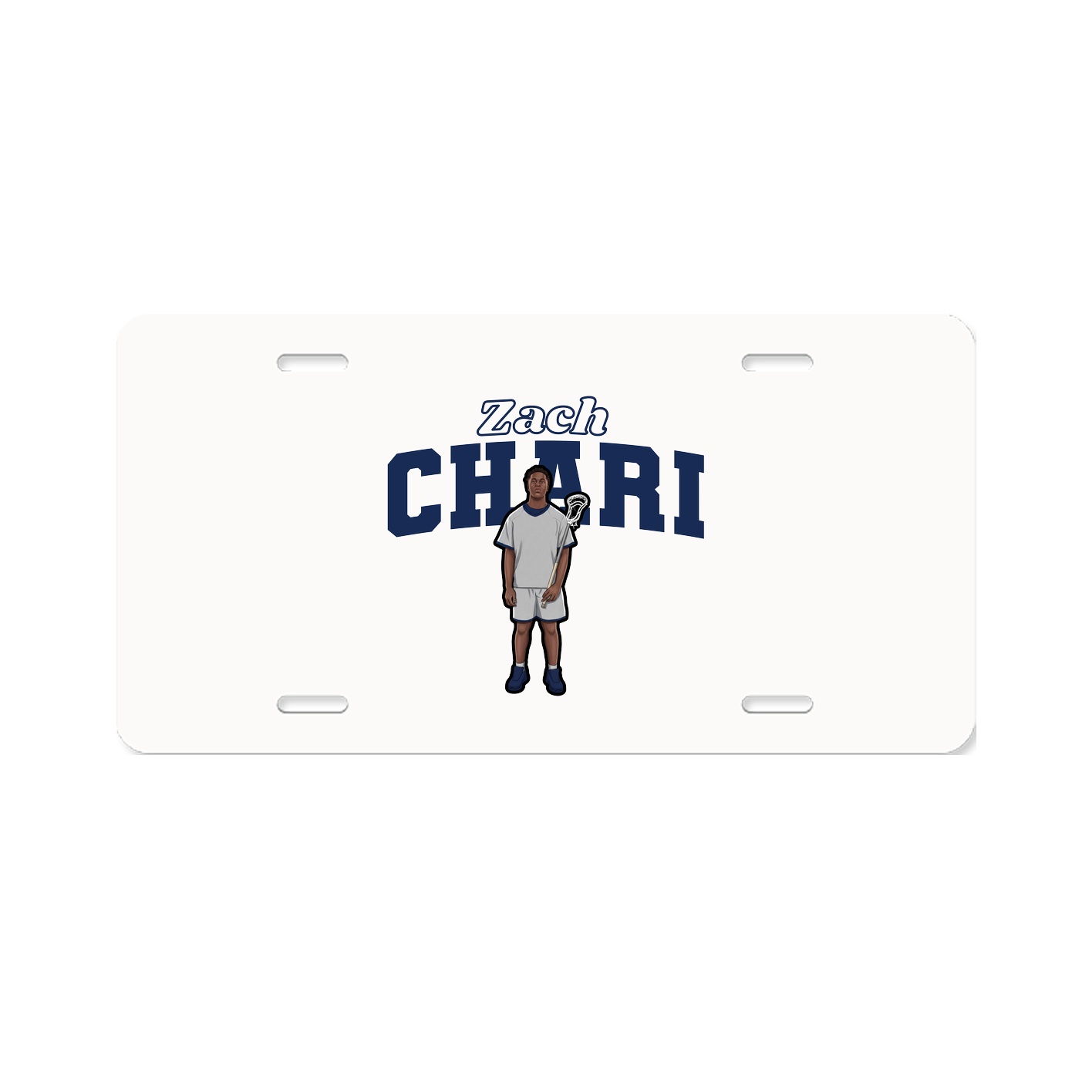 License Plate — Name Arch in Classic