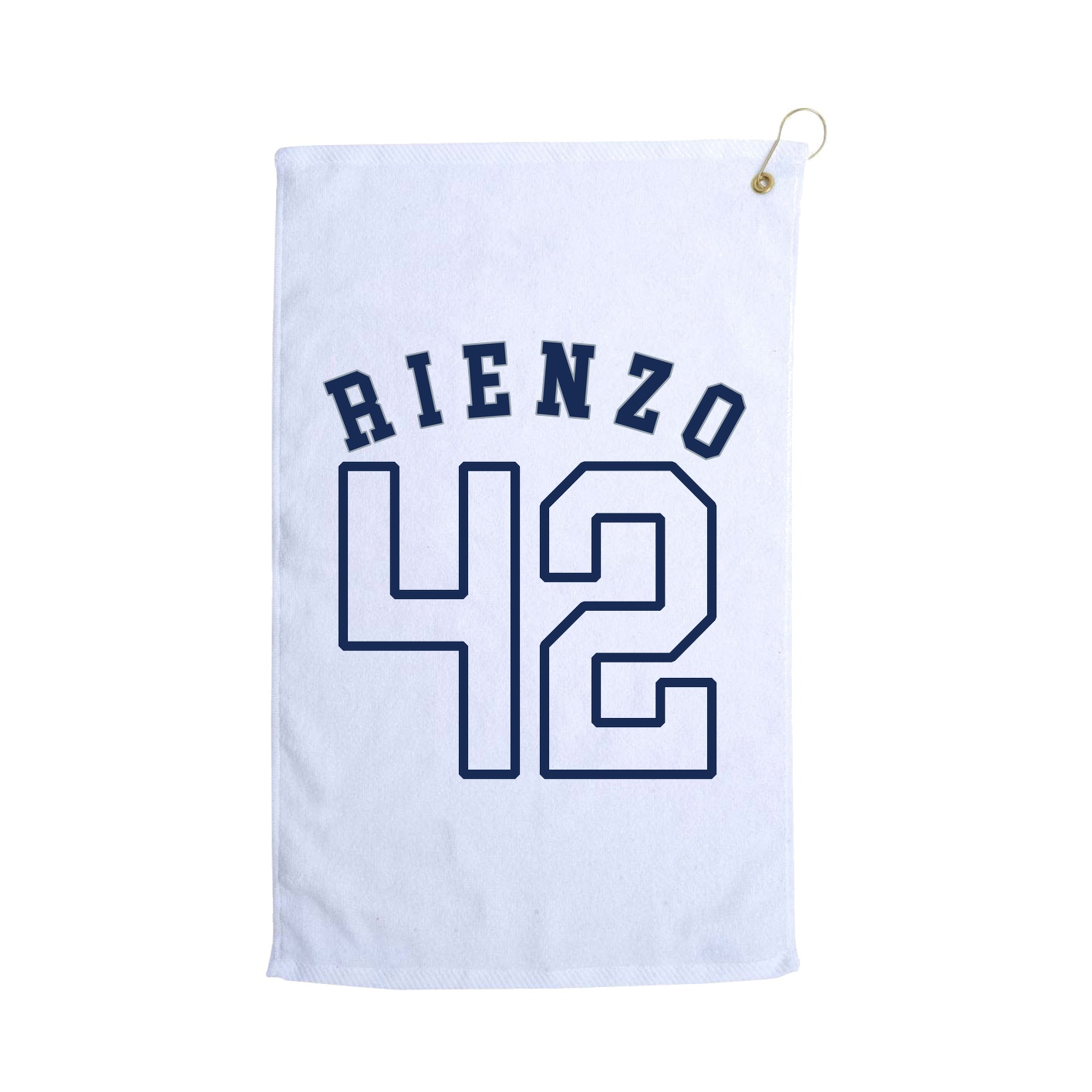 Golf Towel — Shirsey Arch in White