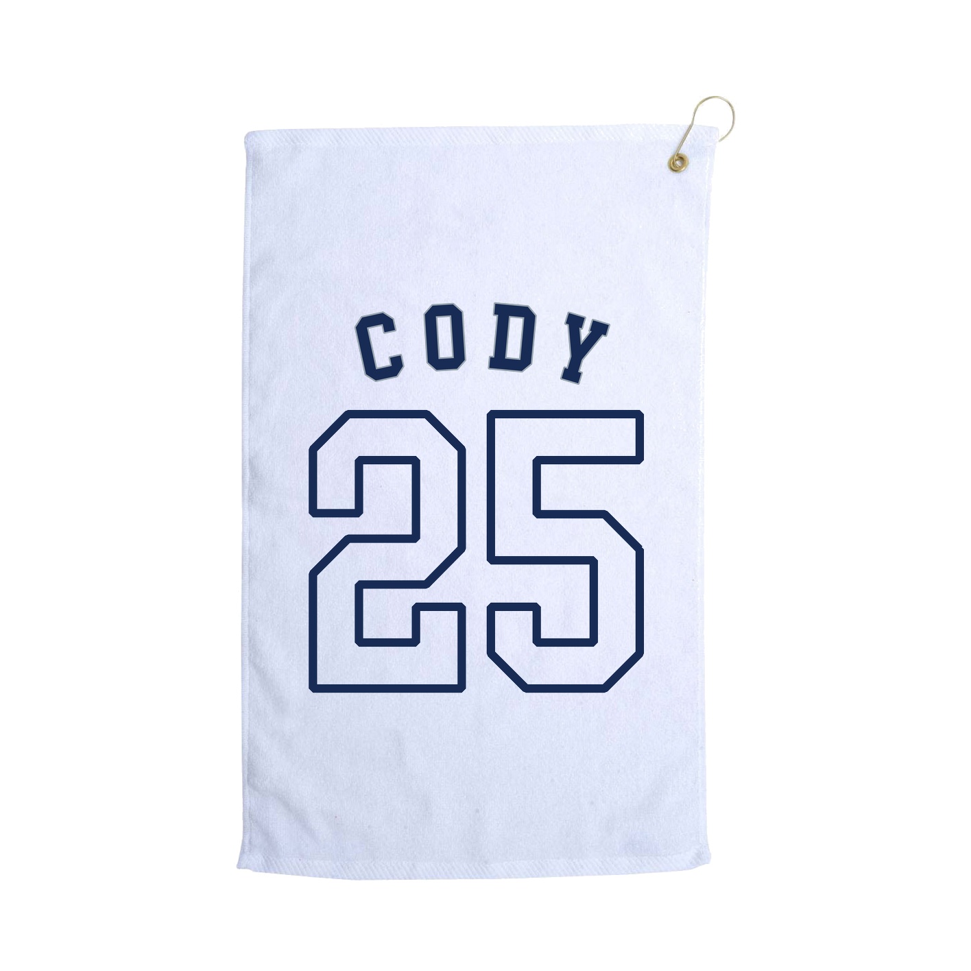 Golf Towel — Shirsey Arch in White