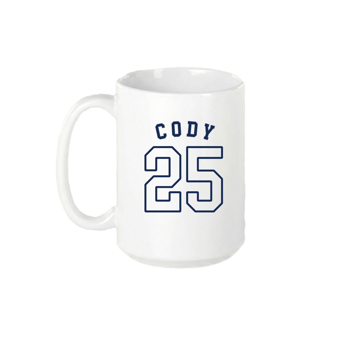 15oz Coffee Mug — Shirsey Arch in White